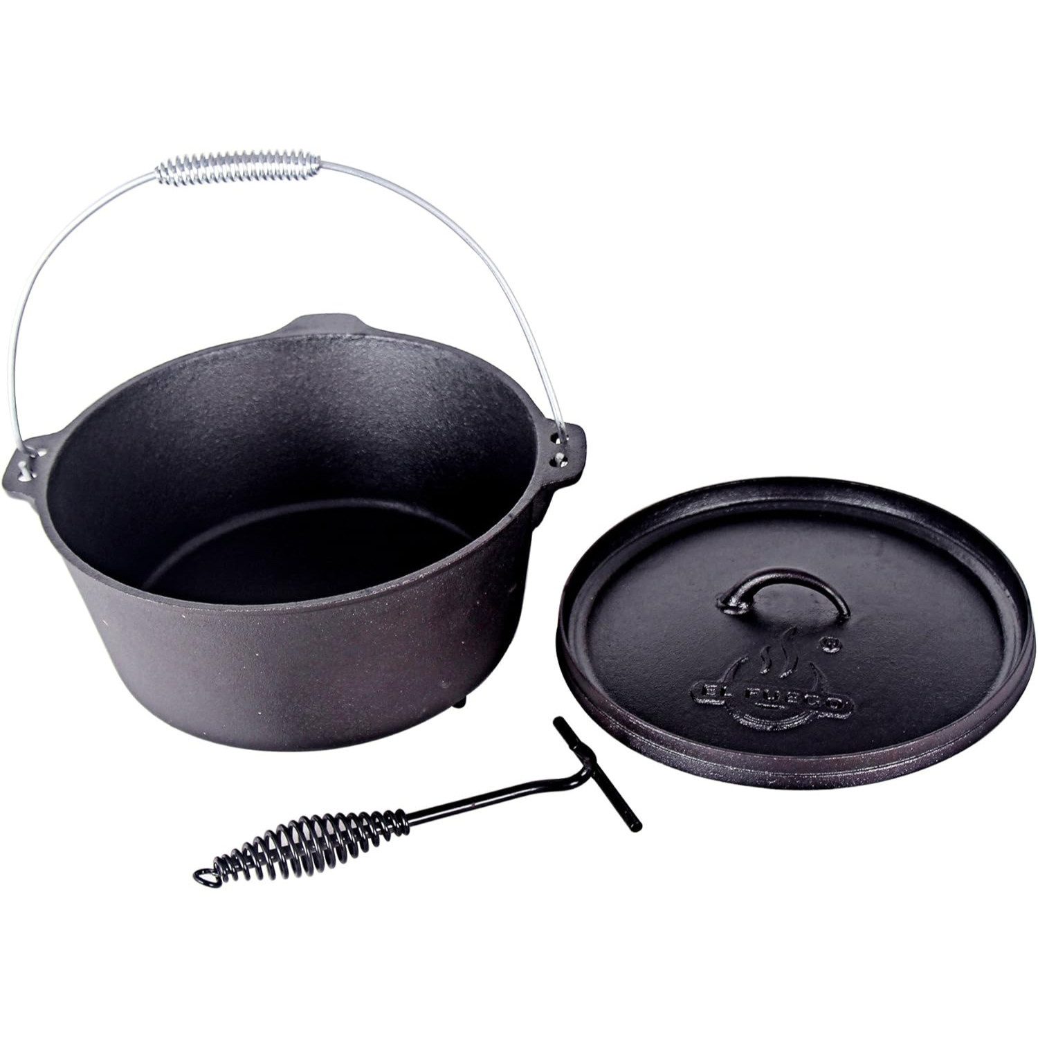 El Fuego Schmortopf El Fuego Dutch Oven mit Deckelheber 8,46 Liter (AY463) – Bild 2 von 2