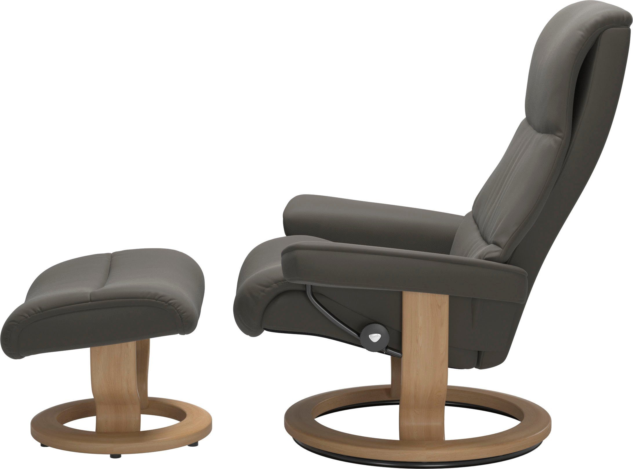 Base, mit View Relaxsessel mit Eiche Stressless® (Set, Größe Hocker), Relaxsessel Classic S,Gestell