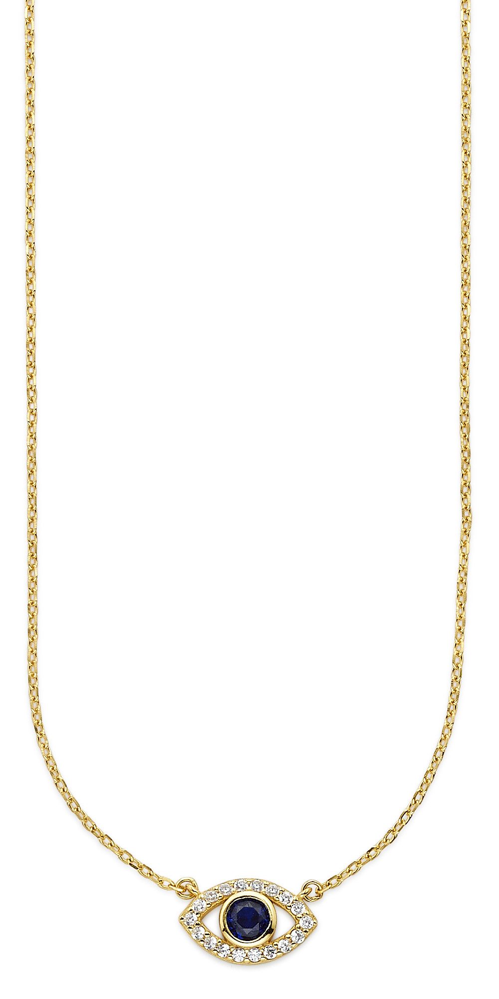 Aniston JEWELRY & WATCHES Kette mit Anhänger Schmuck Geschenk Silberkette mit Anhänger Auge, mit Zirkonia (synth), Spinell (synth). € 55,90