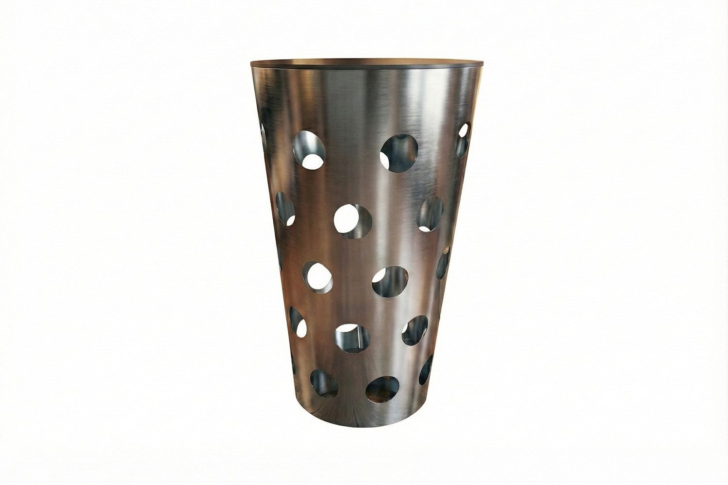 KAWOLA Bartisch VINO – Stehtisch Dubbeglas Design – Edelstahl – Keramikplatte, High-End-Keramik, ca. 111 cm Höhe, moderner Bar- & Wohnstil