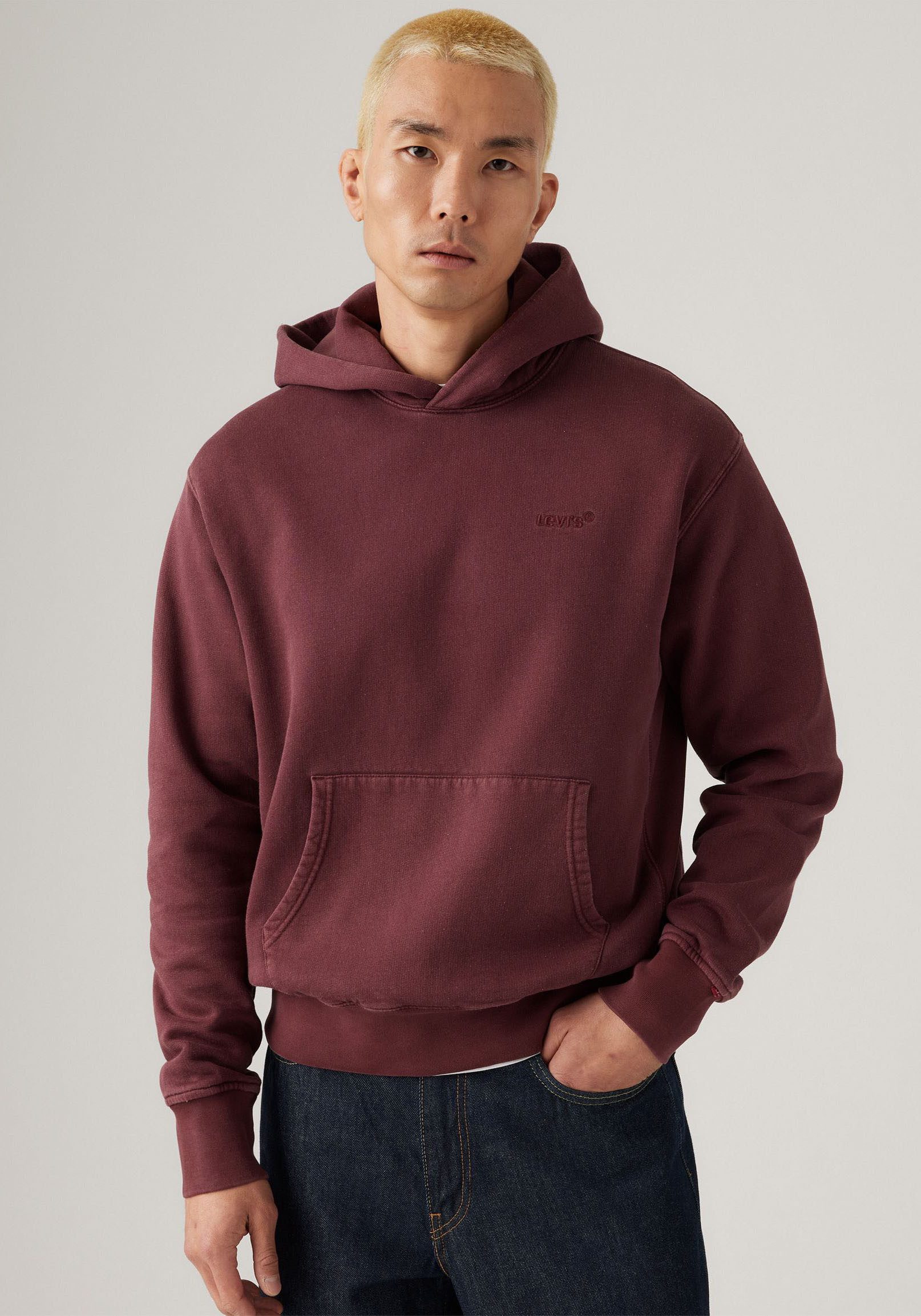 Levi's® Hoodie THE AUTHENTIC HOODIE mit kleiner Ton-in-Ton Logostickerei au günstig online kaufen