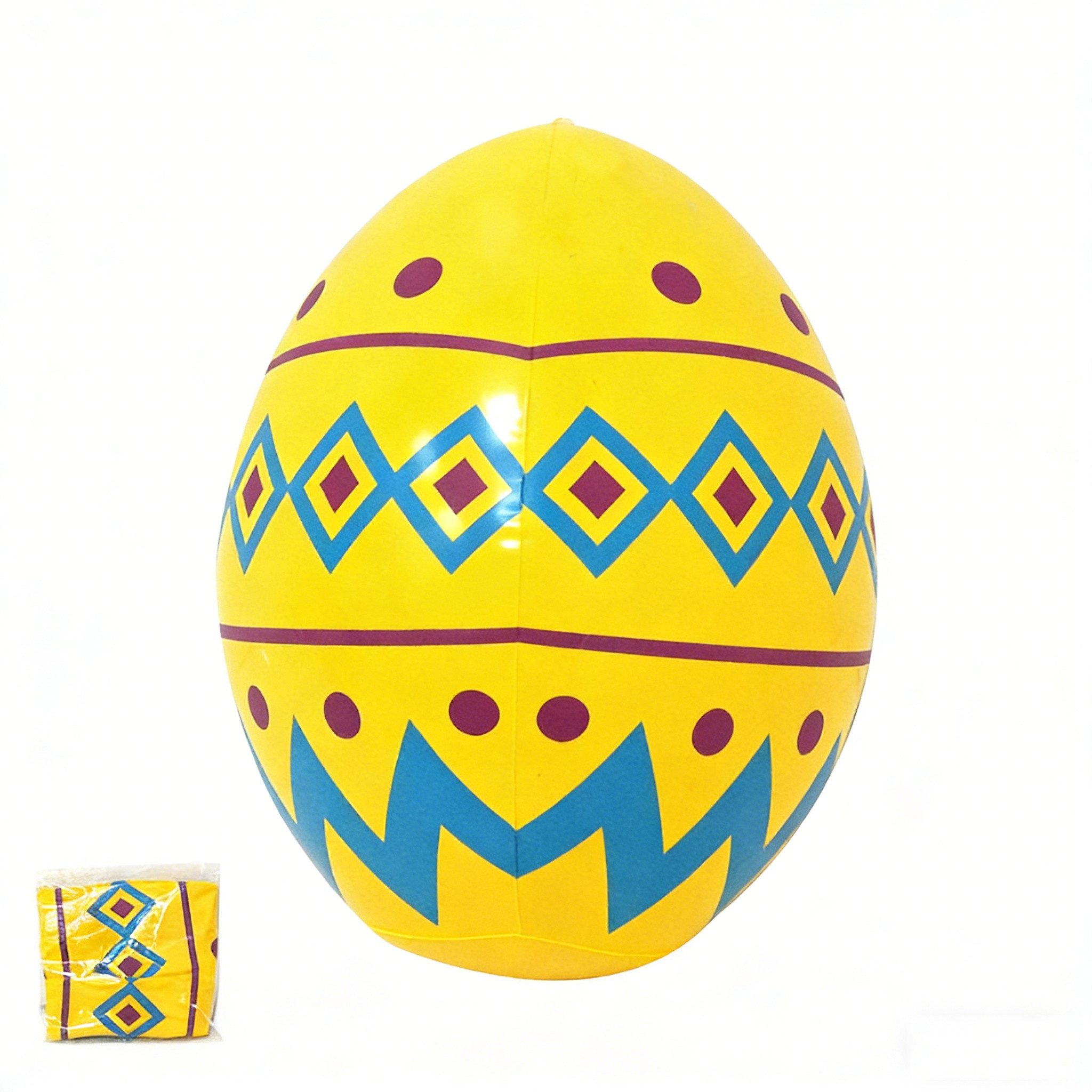 CLTYQ Osterei Ostereier Außendekoration,große aufblasbare Frühlingsfest Dekoration, Osterfest Partydeko für Zuhause, Terrasse & Garten