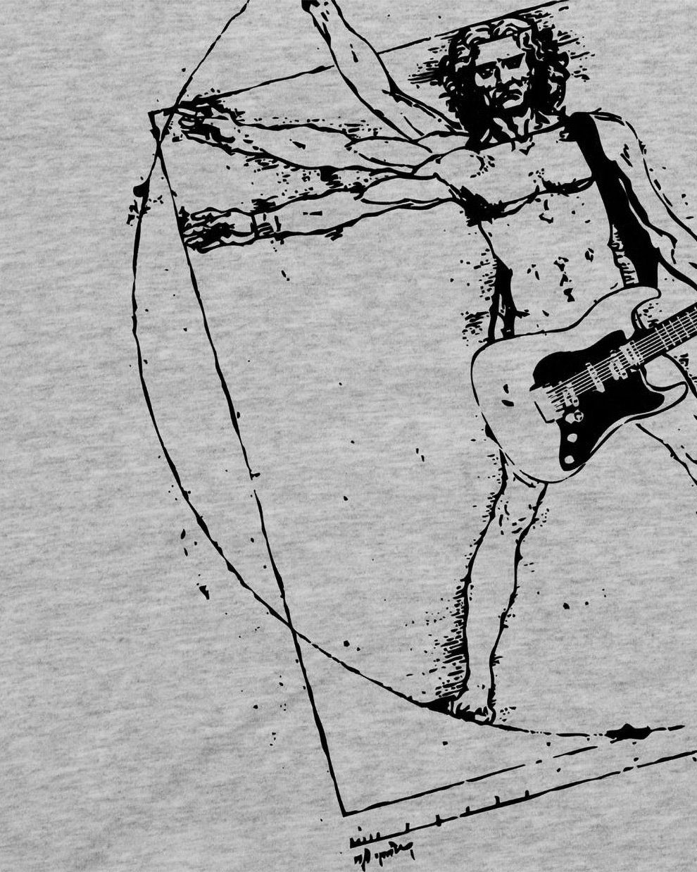 style3 T-Shirt Da Vinci Rock musik festival gitarre metal open air mensch günstig online kaufen