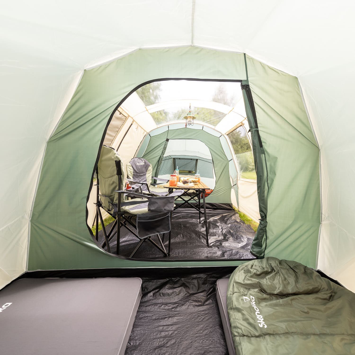 Skandika Kuppelzelt Kalmar Camping, Zelt 3000 6, für Familienzelt, Wassersäule, mm Outdoor