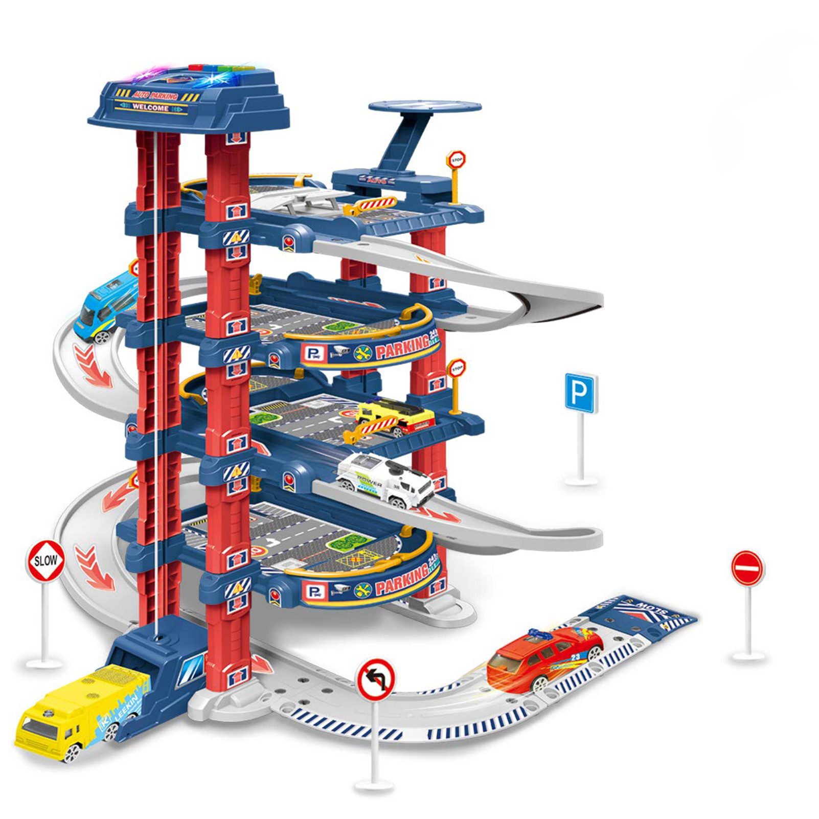 Esun Spiel-Parkgarage Spiel-Parkgarage Parkhaus für Kinder, Parkgarage mit günstig online kaufen