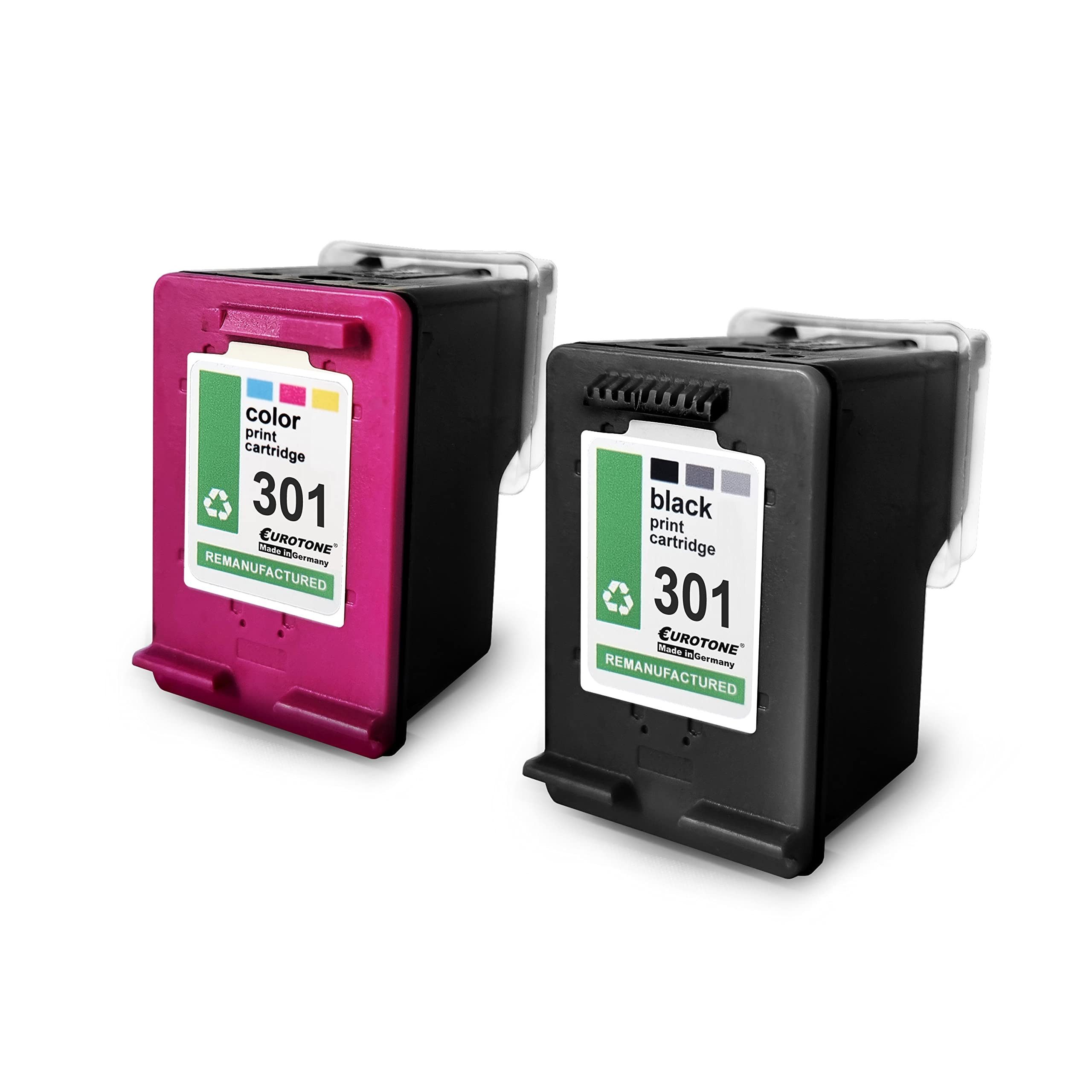 Eurotone Tonerkartusche EuroPro Patronen 2X kompatibel für HP 1010 1050 1055 1510 1514 2000…, (Multipack, 2-St., 2-teiliges Set), Kompatibel, sofort einsatzbereit