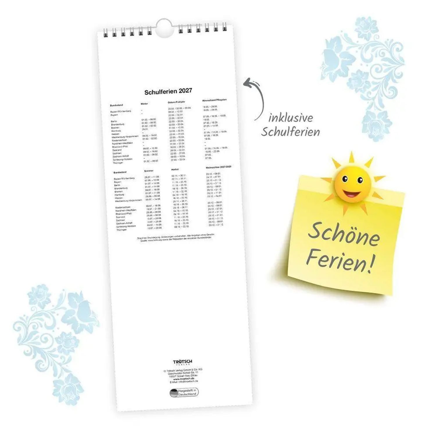 Trötsch Verlag Wandkalender TRÖTSCH - Maxi-Streifenkalender Großmutters Küche 2027