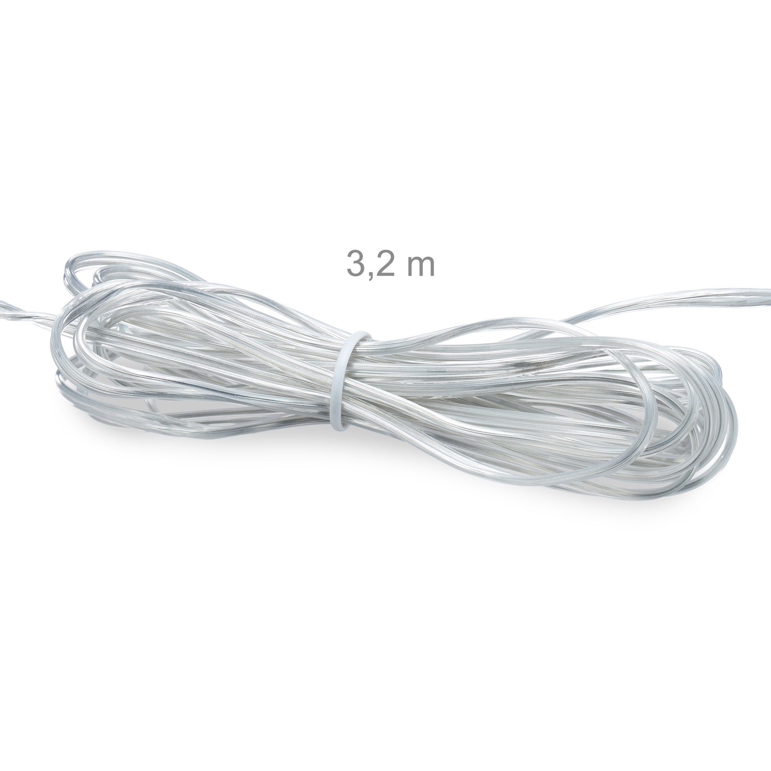 relaxdays LED-Dekofigur 2 x LED Dekokugel 20 cm (2 St) – Bild 5 von 5