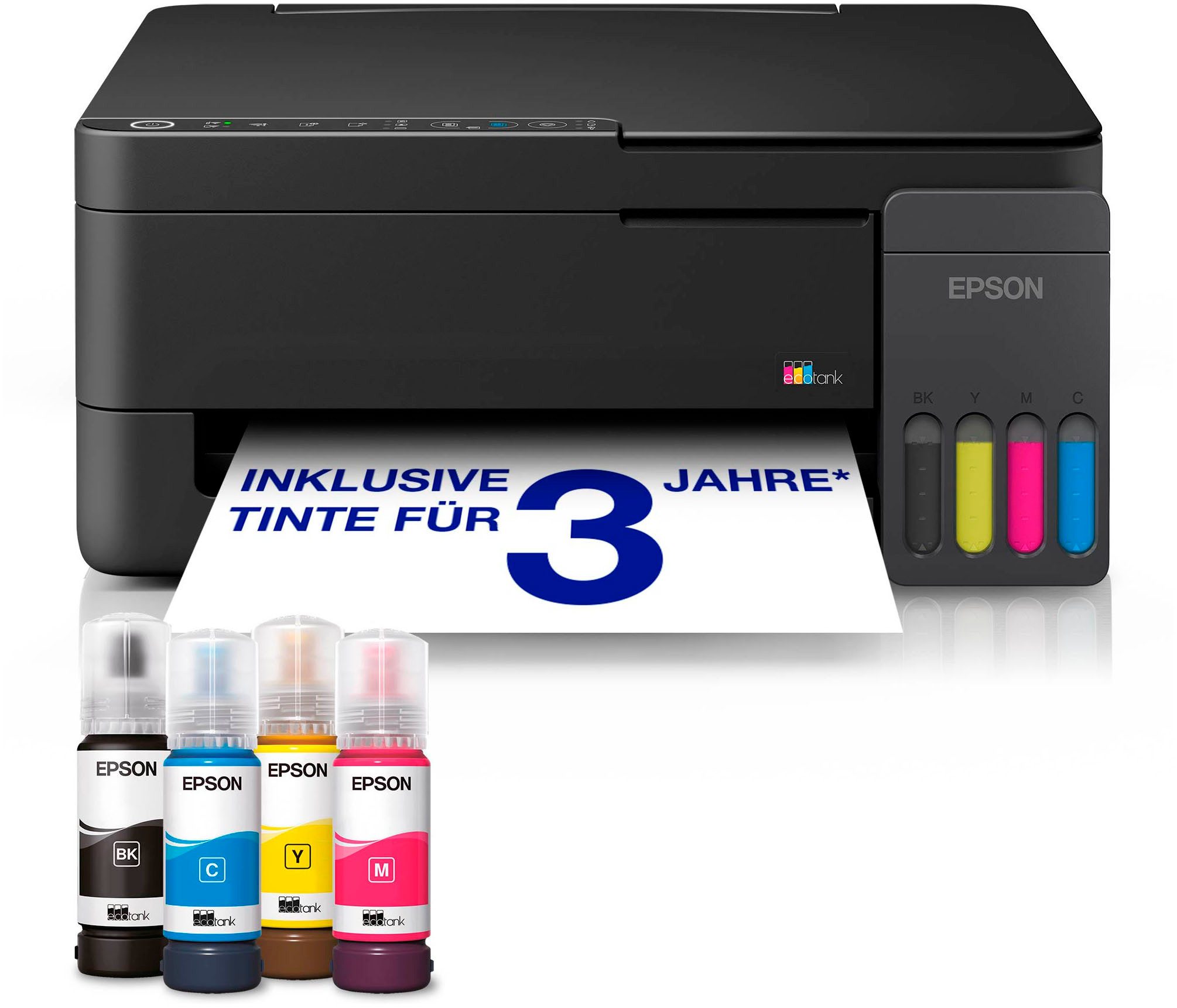 Epson EcoTank ET-2910 Multifunktionsdrucker, (WLAN (Wi-Fi), LAN (Ethernet), Wi-Fi Direct)