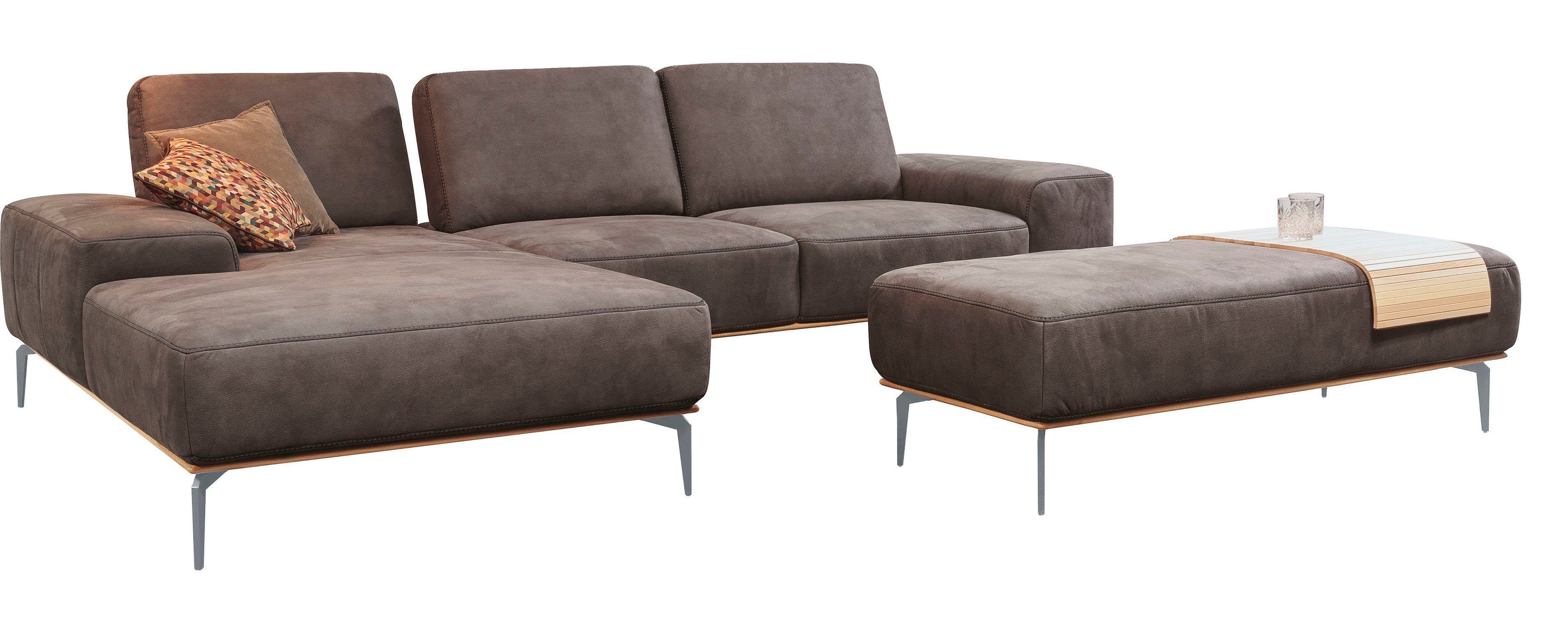 Ecksofa run, Designsofa mit tollem Sitzkomfort, bequem, L-Form