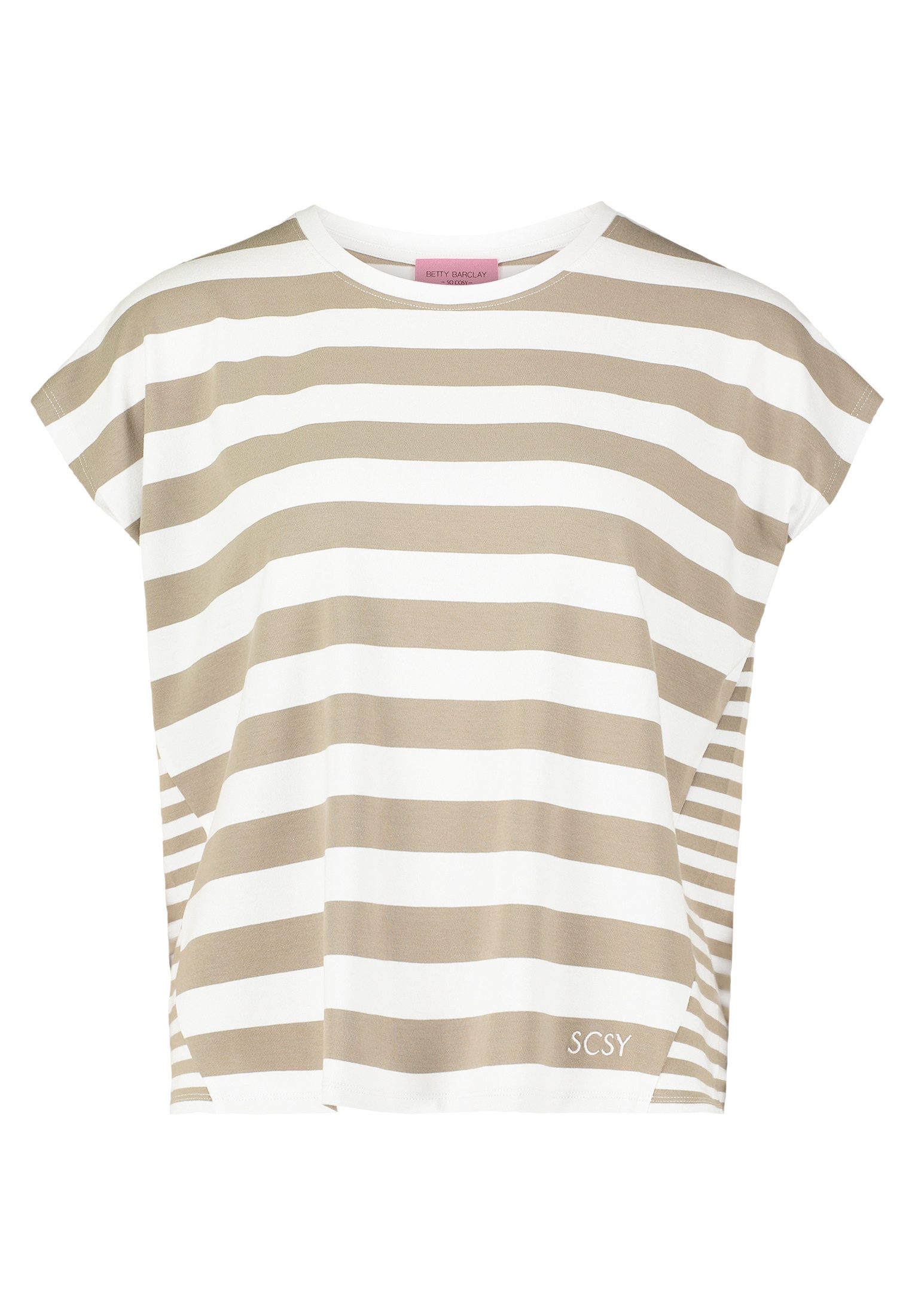 Betty Barclay Kurzarmshirt "Betty Barclay Damen Basic Shirt mit Streifen" 1 günstig online kaufen