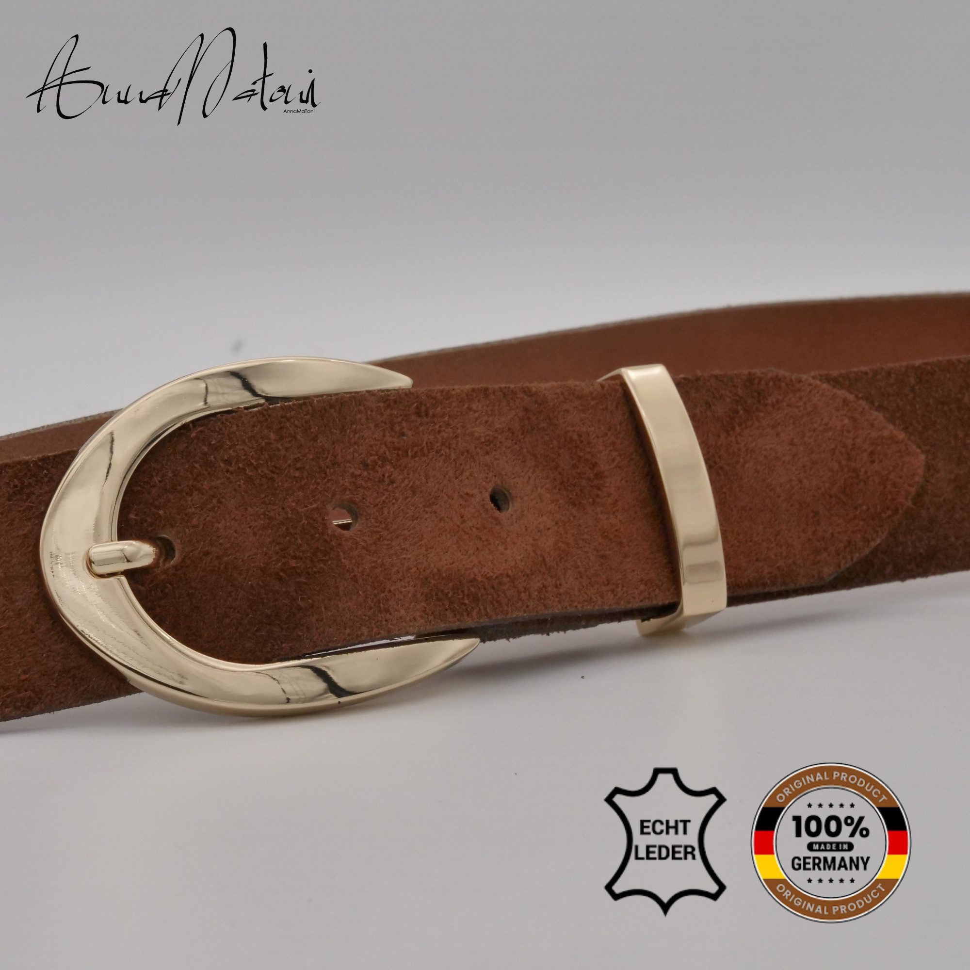 AnnaMatoni Ledergürtel AnnaMatoni Damen Ledergürtel in günstig online kaufen