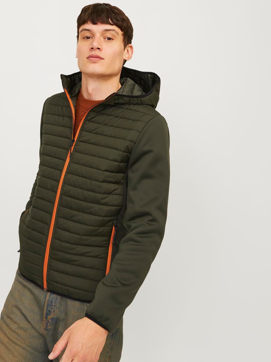 Jack & Jones Steppjacke JJEMULTI mit Kapuze und Futter unifarben, modisch, günstig online kaufen