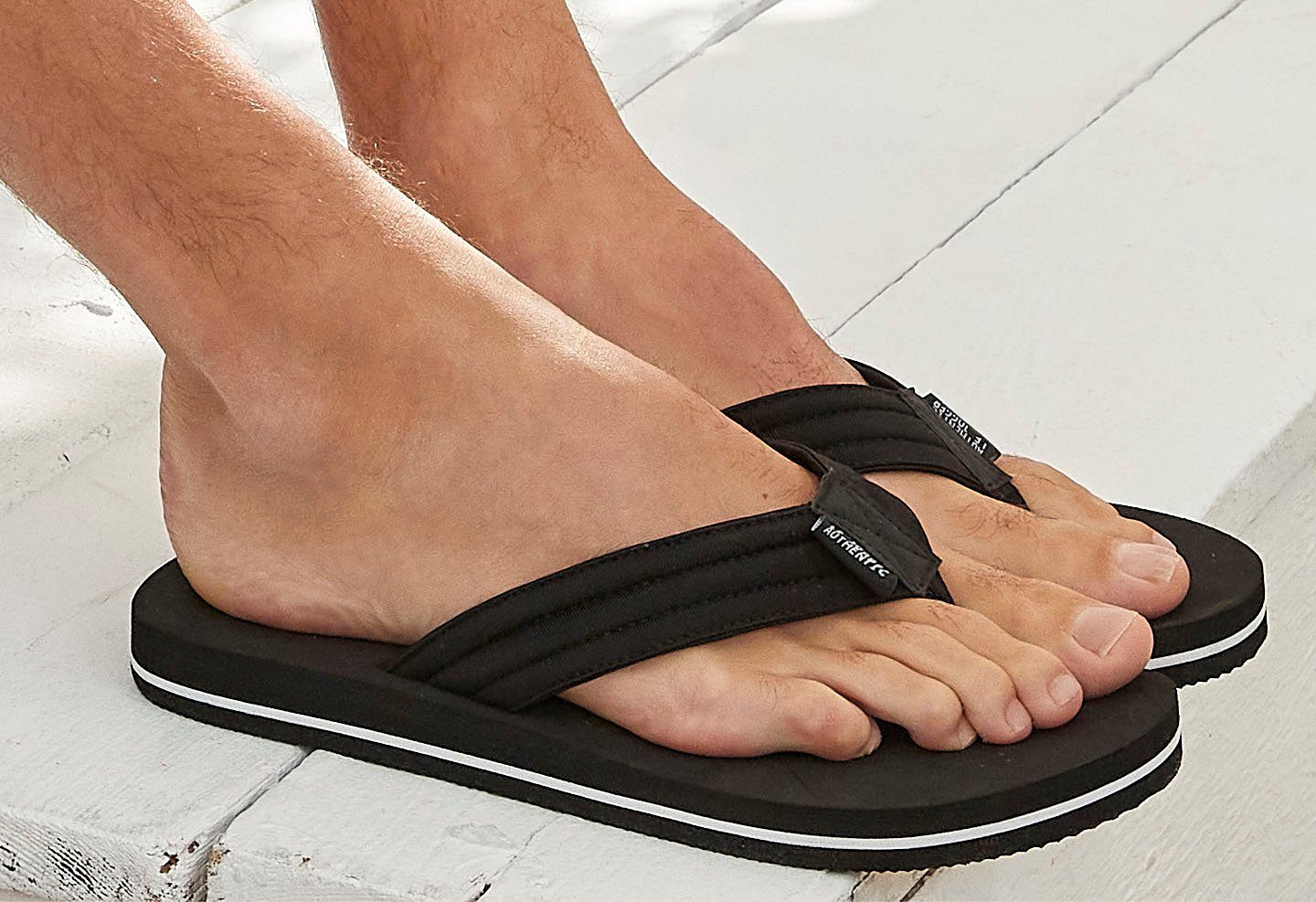 AUTHENTIC LE JOGGER Zehentrenner Pantolette, Badeschuh, günstig online kaufen