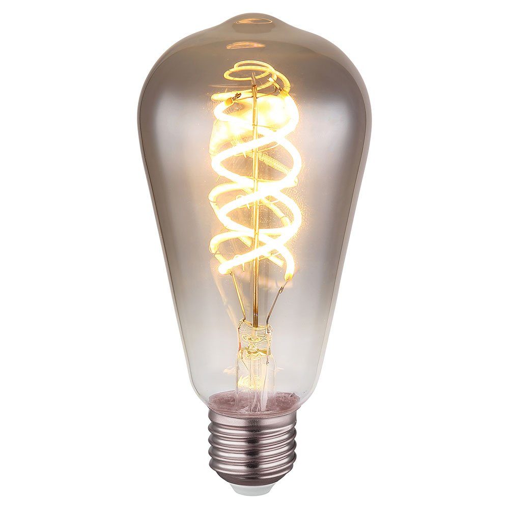 Vintage Filament 6,4 D Globo Glühbirne E27 LED LED-Leuchtmittel, dimmbar Leuchtmittel cm 2000K