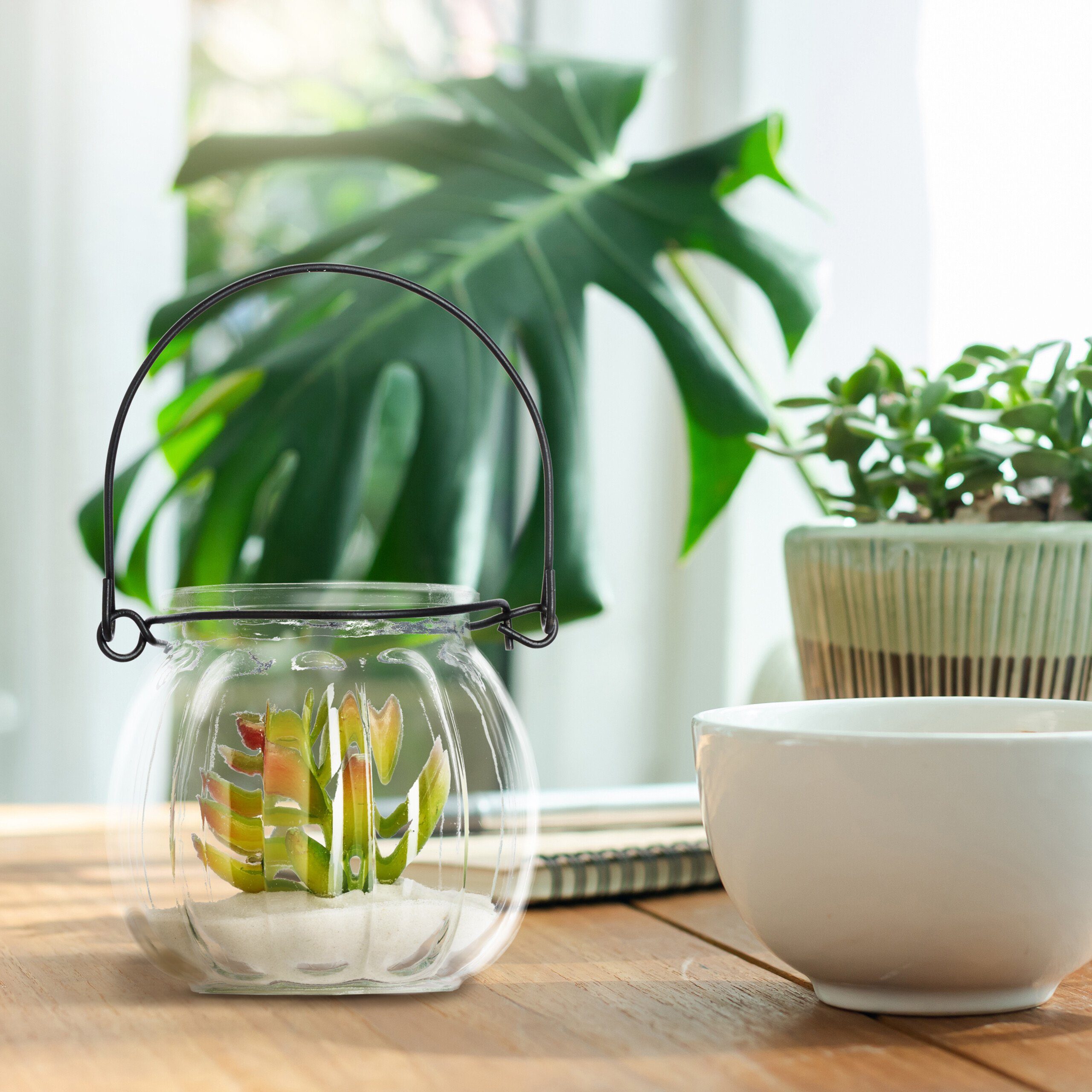 relaxdays Windlicht Glas 12er Set