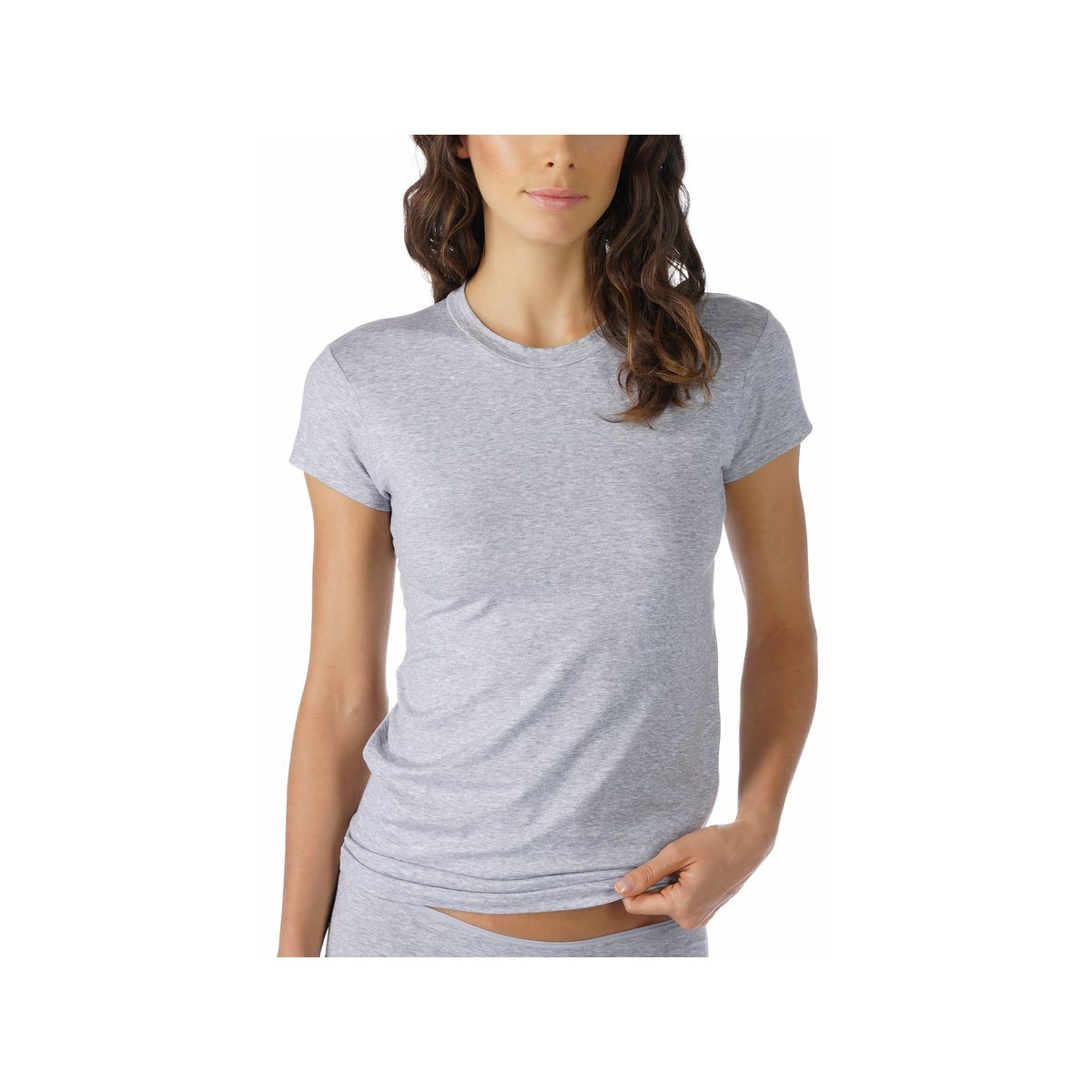 Mey T-Shirt & Langarmshirt grau (keine Angabe, 1-tlg., keine Angabe) Light Grey Melange