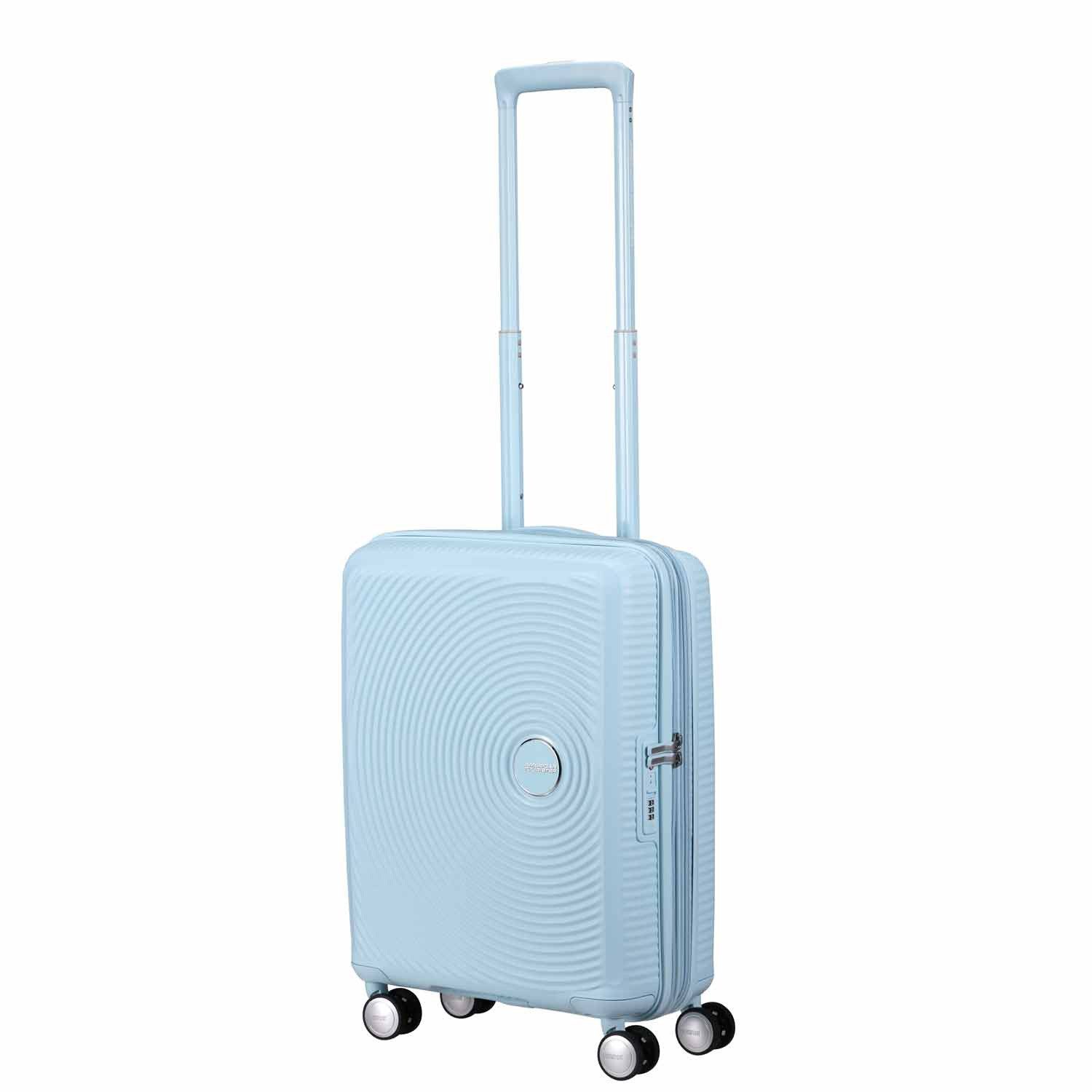 American Tourister® Валізи American Tourister SPINNER 55/20 TSA EXP Soundbox pastel blue, 4 Rollen Rollen