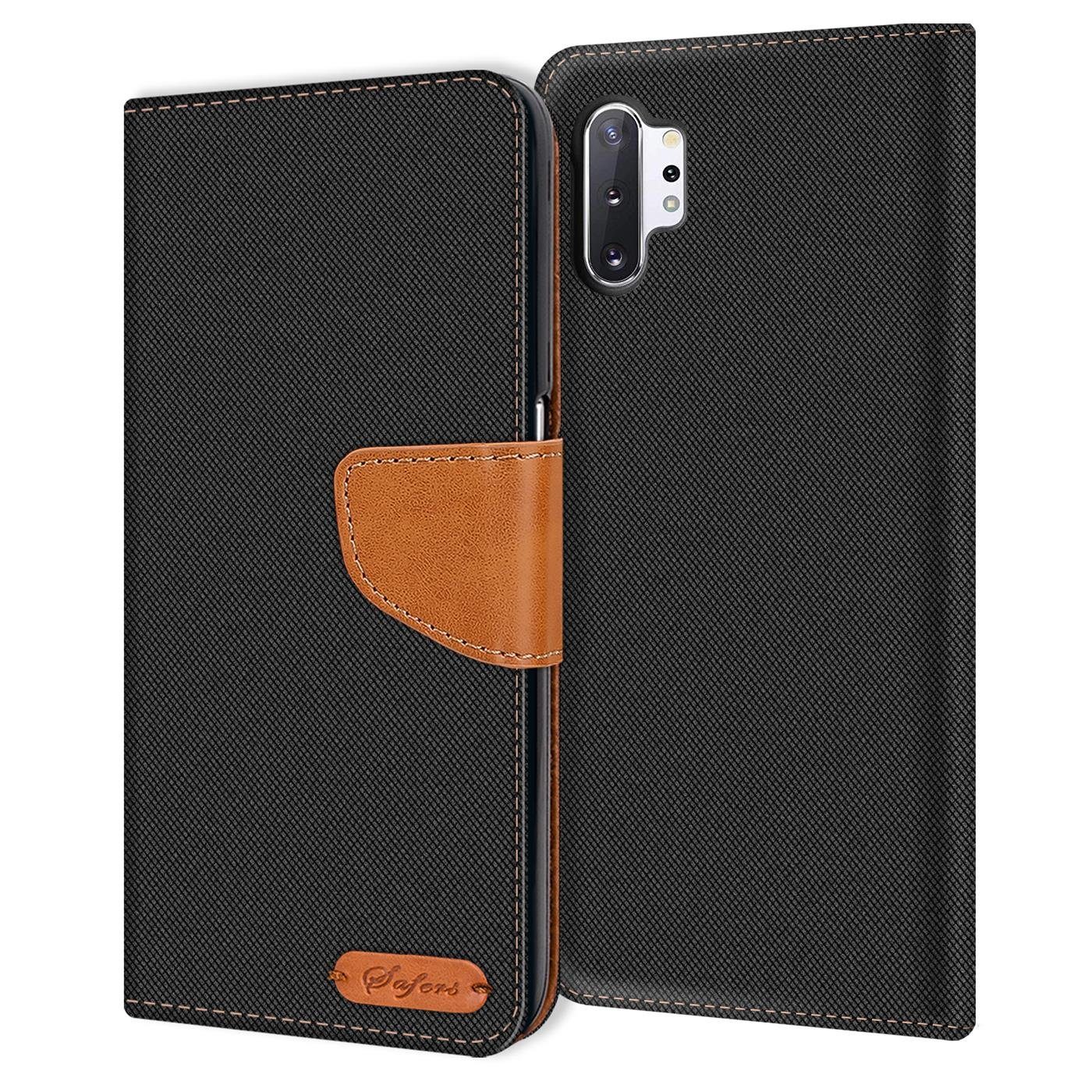 CoolGadget Handyhülle Flip Case Wallet Cover Book Tasche für Samsung Galaxy Note 10 Plus 6,8 Zoll, Handy Tasche mit Kartenfach Book Schutzhülle