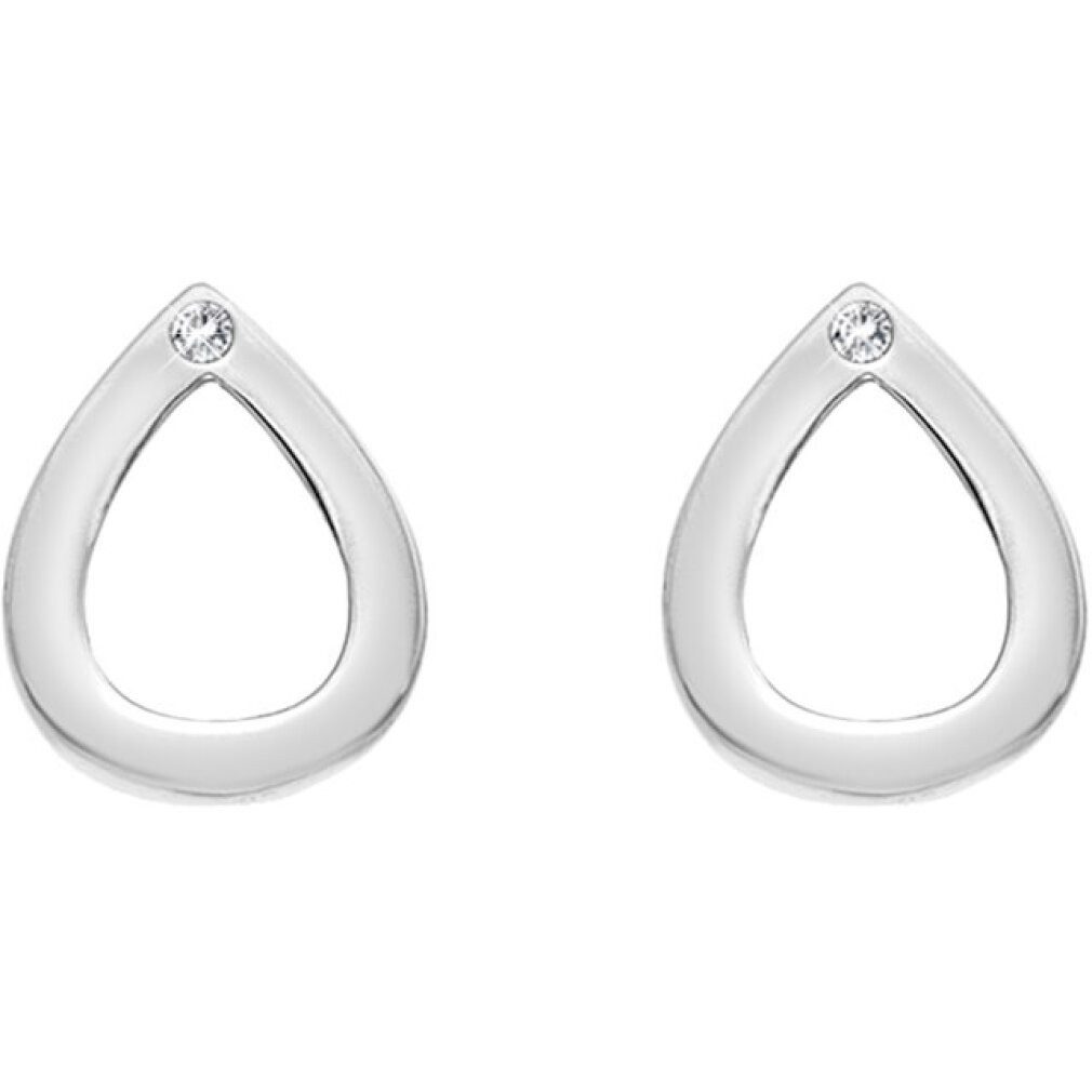 Diamond Ohrring-Set Silver drop earrings with genuine s Amulets DE615