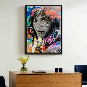 DOTCOMCANVAS® Leinwandbild BIRKIN VIBES LONG, Leinwandbild BIRKIN VIBES LONG Pop Art hochkant Portrait