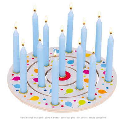 goki Kerzenständer Geburtstagskranz Luftballons Holzkranz (Set, 3 St., 1), 3-teilig, können zusammen oder einzeln aufgestellt werden
