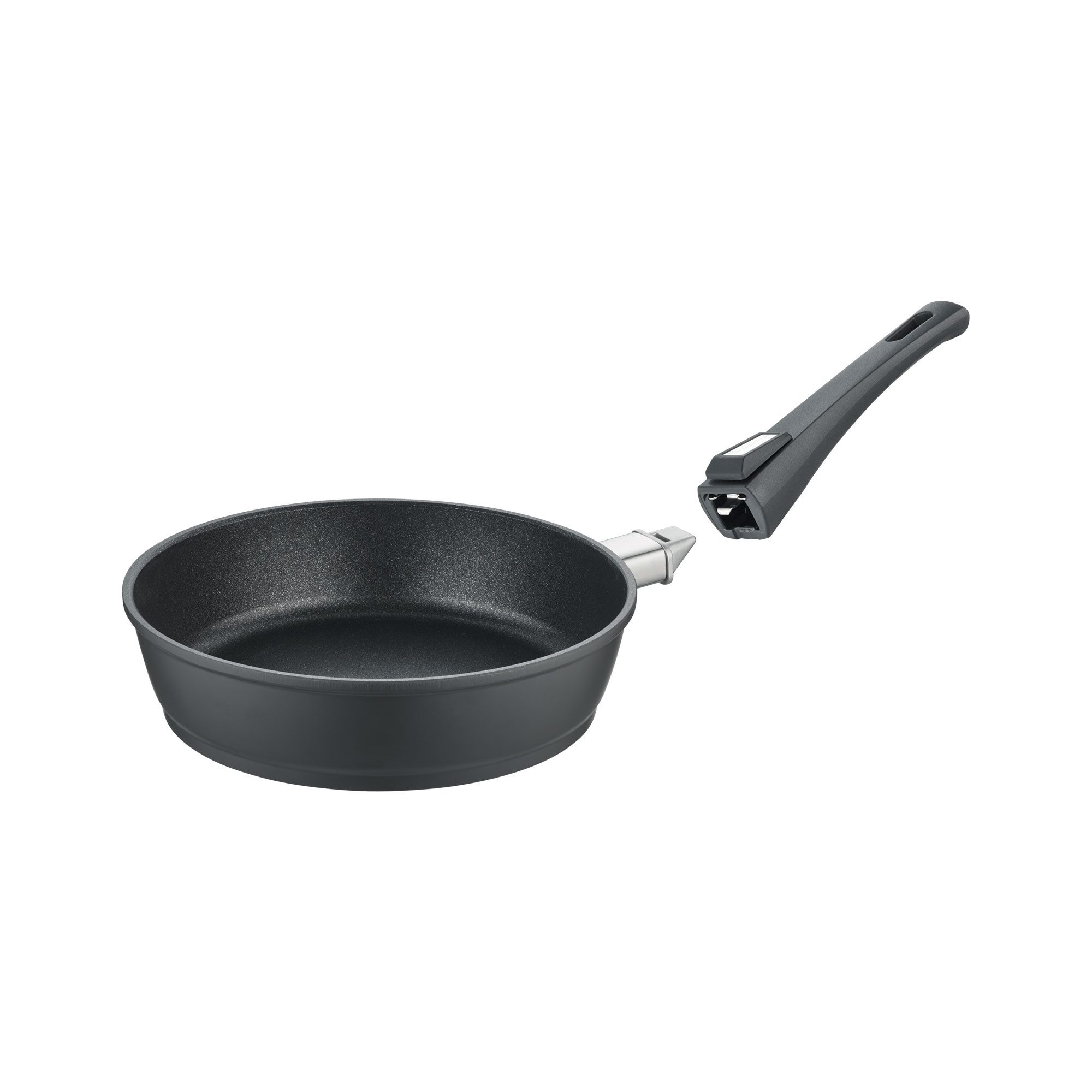 Berndes Schmorpfanne 24 cm, Aluguss, schwarz - Vario Click (neue, verbesserte Version), Aluminium-Vakuumdruckguss