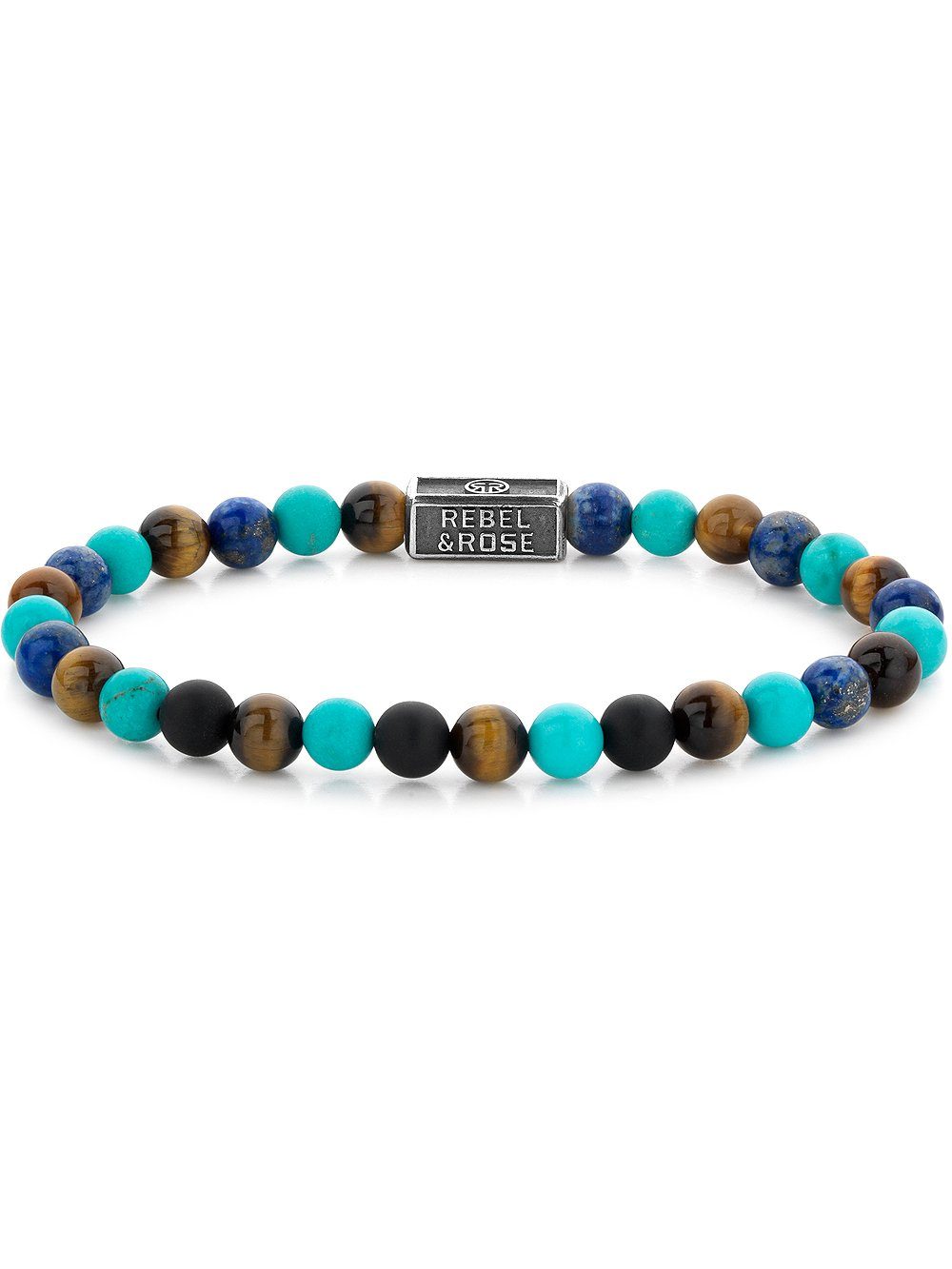 Rebel & Rose Armband Rebel & Rose Armband Mix Turquoise 925 RR-6S006-S-S Damen