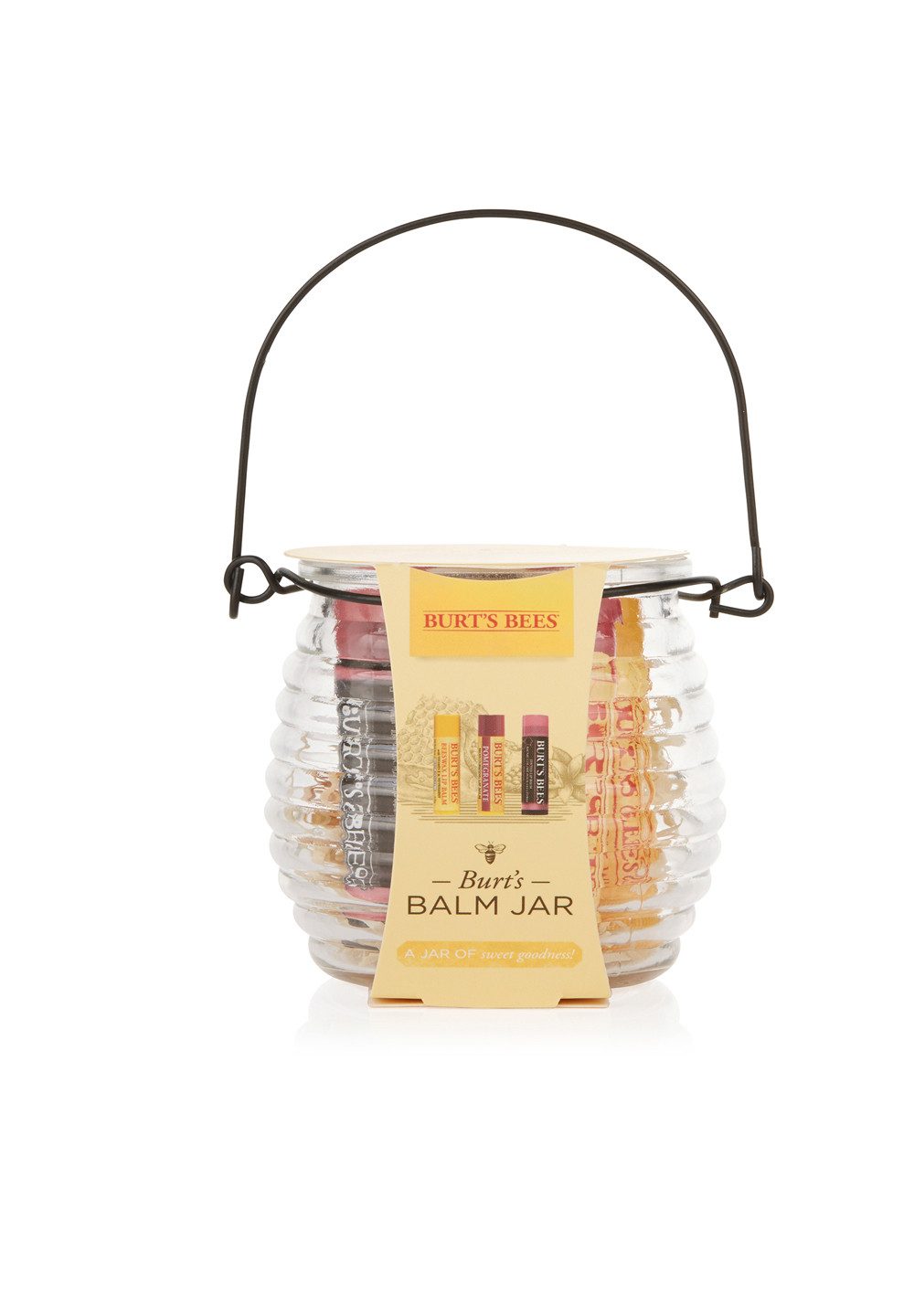 BURT'S BEES Lippenbalsam 500578, Burt's Balm Jar Beewax Pomgranate Hibiscus