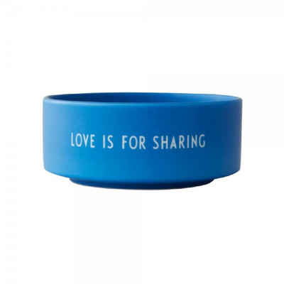 Design Letters Schüssel Snackschale Porzellan Love Blau (12cm)