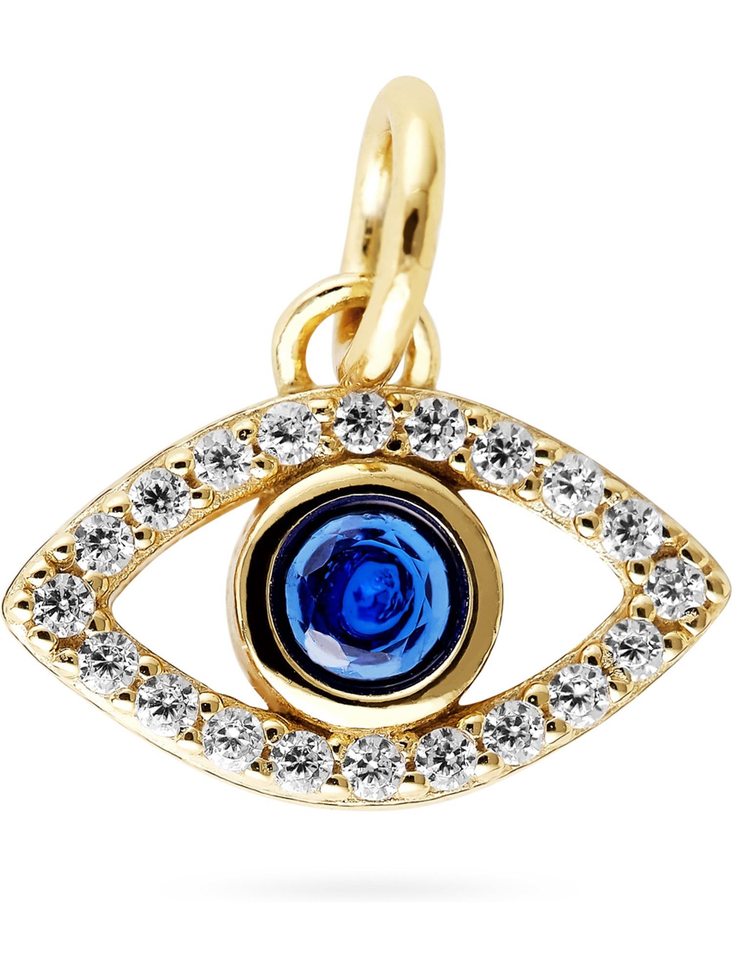 FAVS Kettenanhänger FAVS Damen-Charm 925er Silber 1 Spinell