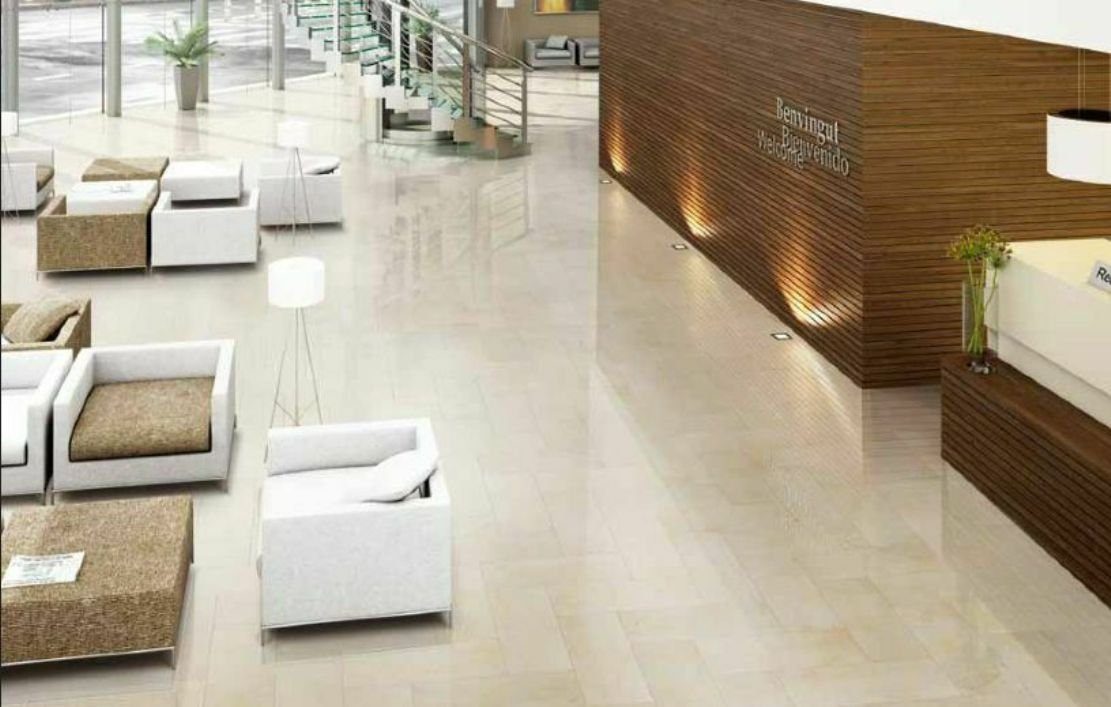 JVmoebel Bodenfliese 30x60 1m² Marmor Boden Naturstein Boden Belag Fliesen Crema Marfil, Beige, Made in Europa