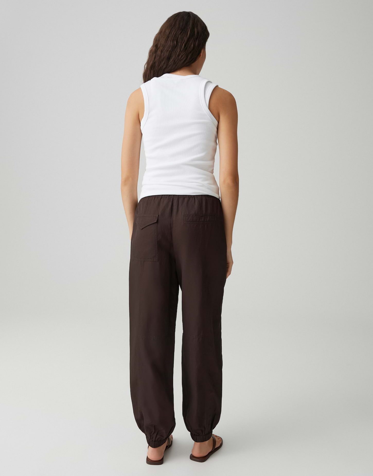OPUS PANTS Cargohose Mucia drift aus glatter Webware