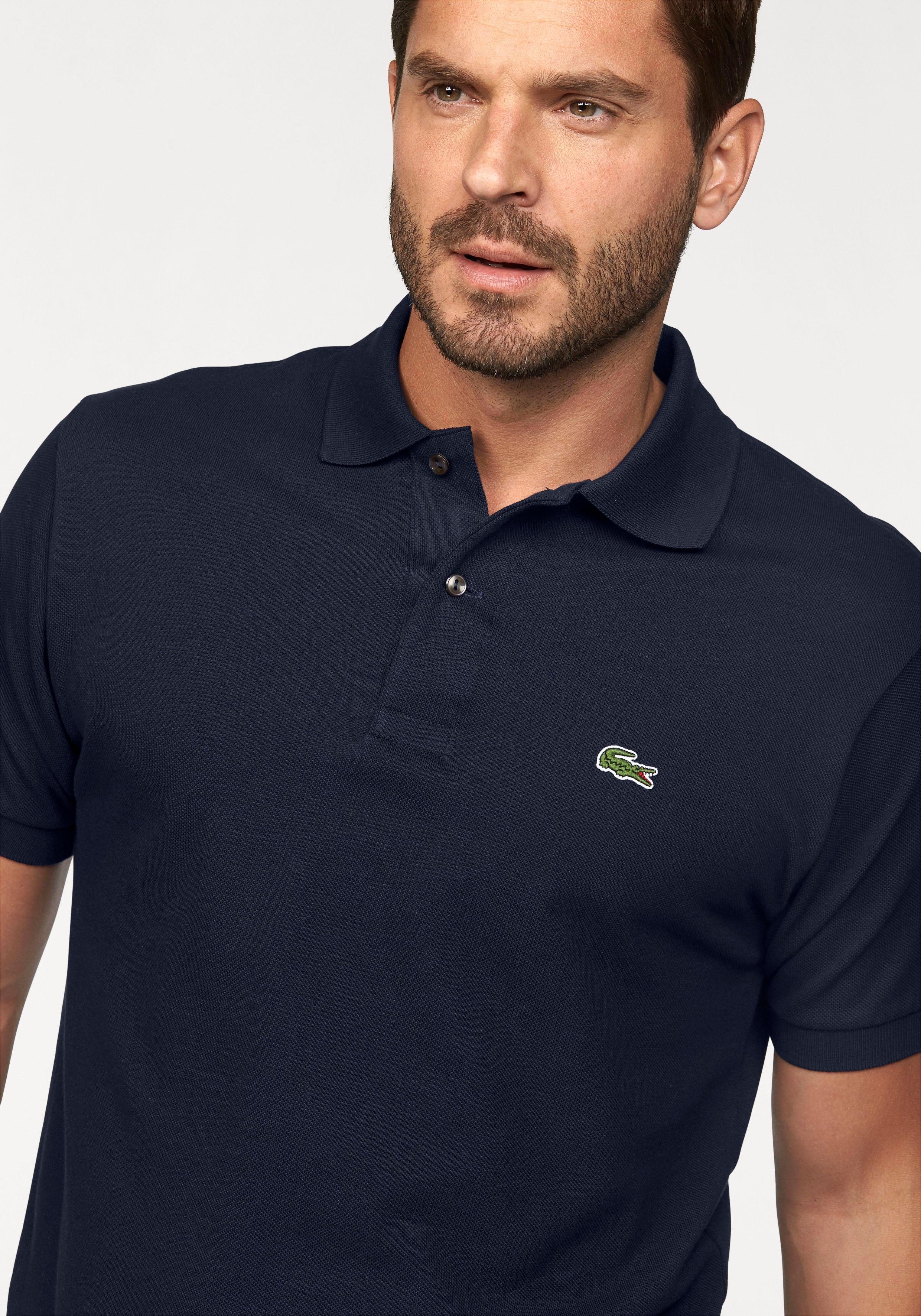 Lacoste Poloshirt (1-tlg) mit Knöpfen in Perlmuttoptik