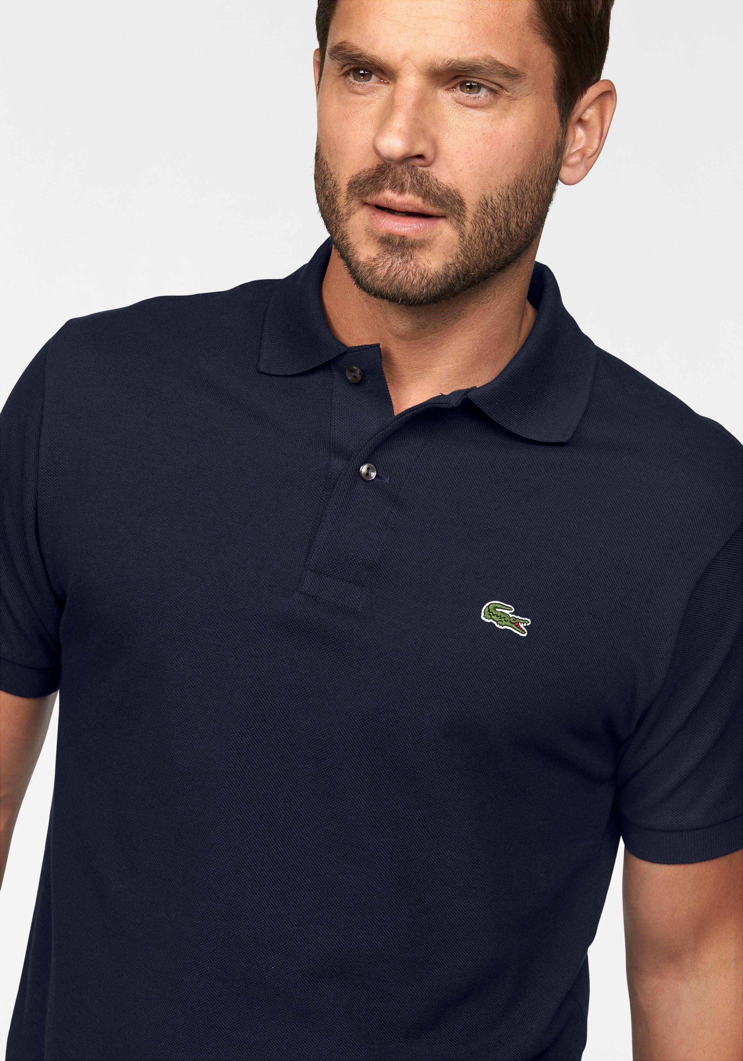 Knöpfen Poloshirt mit marine-166 in Lacoste (1-tlg) Perlmuttoptik