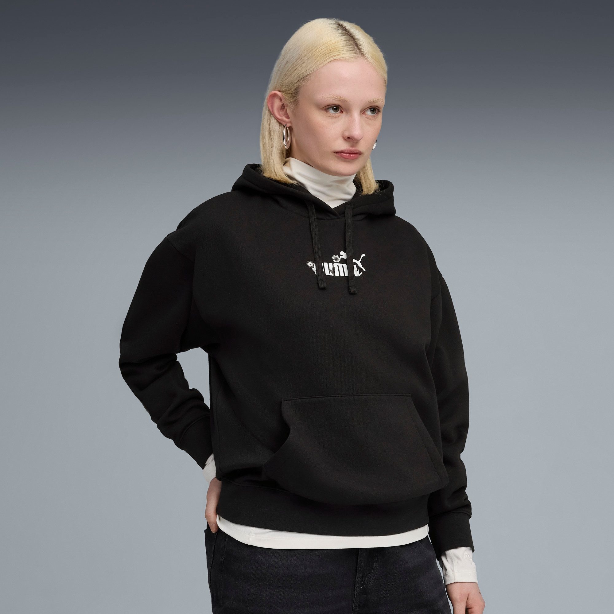 PUMA Kapuzensweatshirt ESS NATURE 2.0 COMFORT HOODIE FL mit Kängurutasche, günstig online kaufen