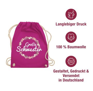 Shirtracer Turnbeutel Große Schwester I Geschenk, Große Schwester