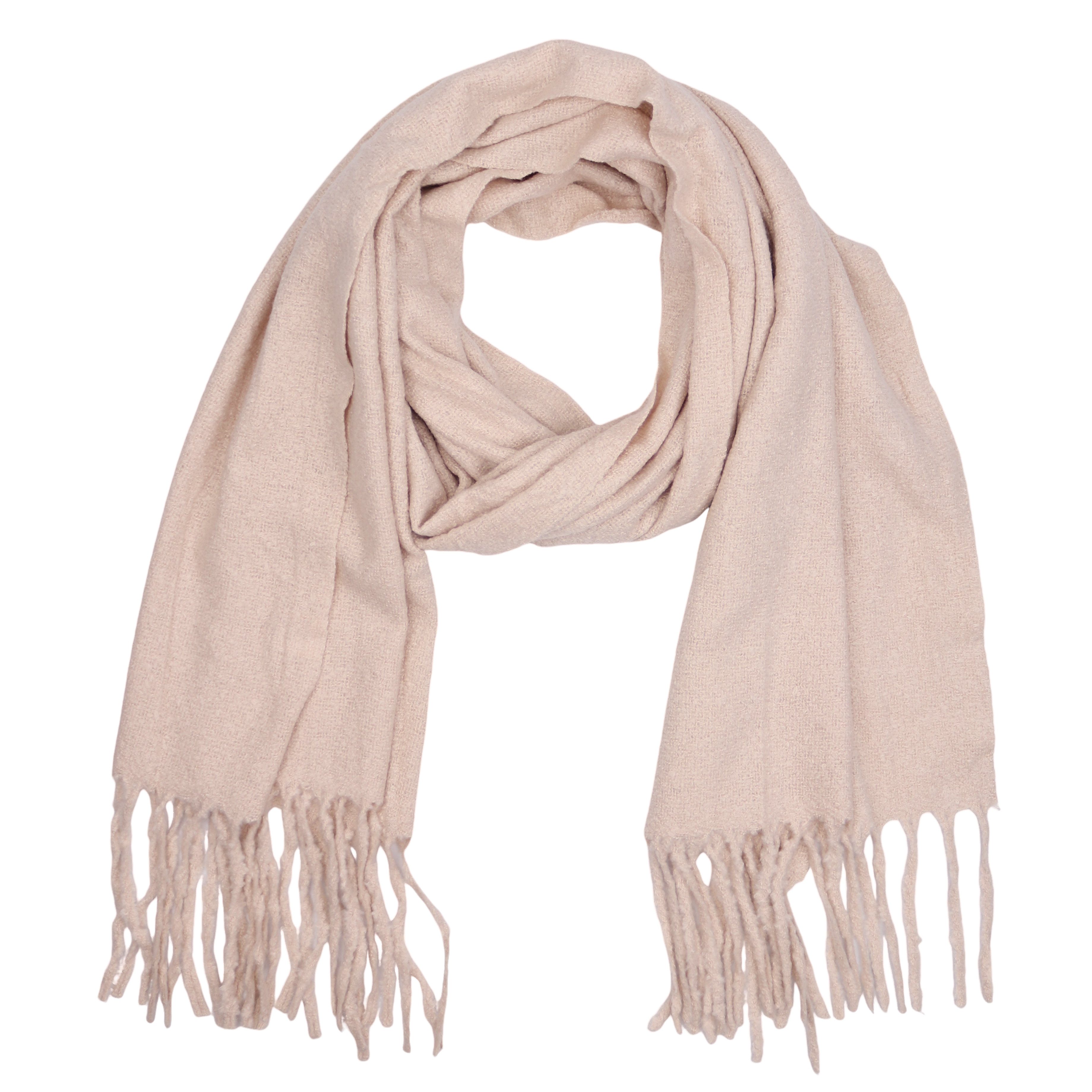 MIRROSI Modeschal weicher und warmer Unifarbe günstig online kaufen