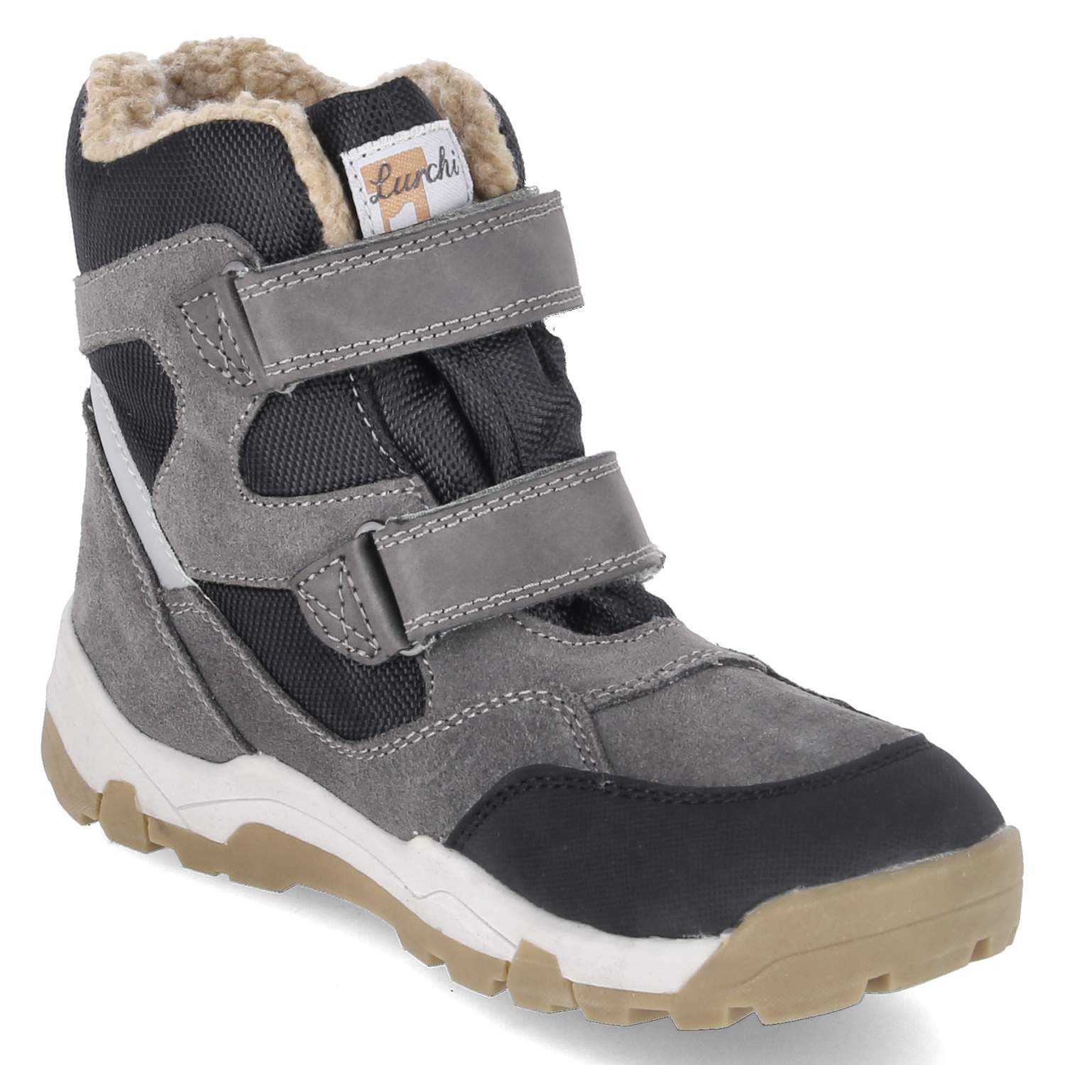 Lurchi Lurchi 63L3013002 00011 Unisex Synthetik, Leder & Textil grey Winterstiefel