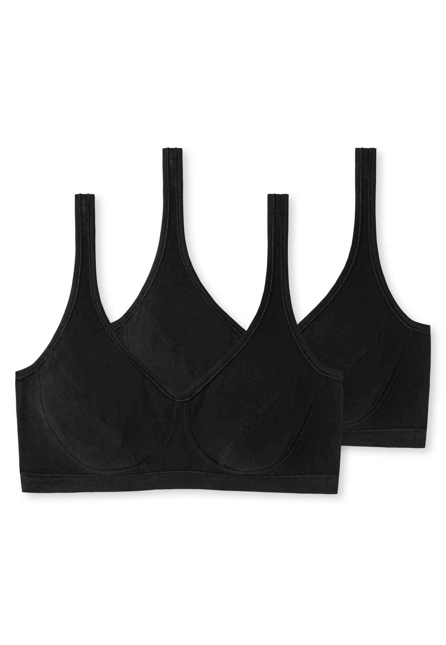 Schiesser Bustier "95/5" (2er Pack) mit sanft formenden Cups