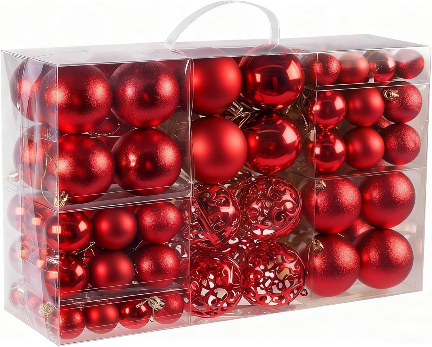 lindahandel Weihnachtsbaumkugel Christbaumkugeln-Set plastik in verschieden günstig online kaufen