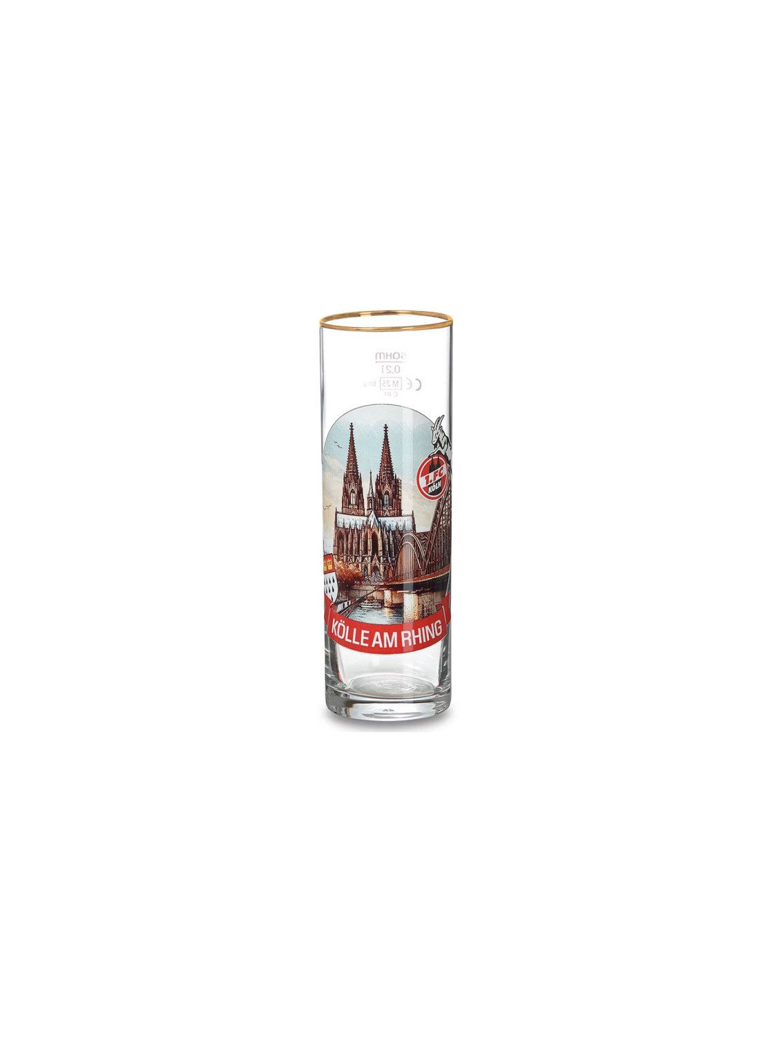VertriebsArena GmbH Glas 1. FC Köln Kölschglas Limited Edition 16