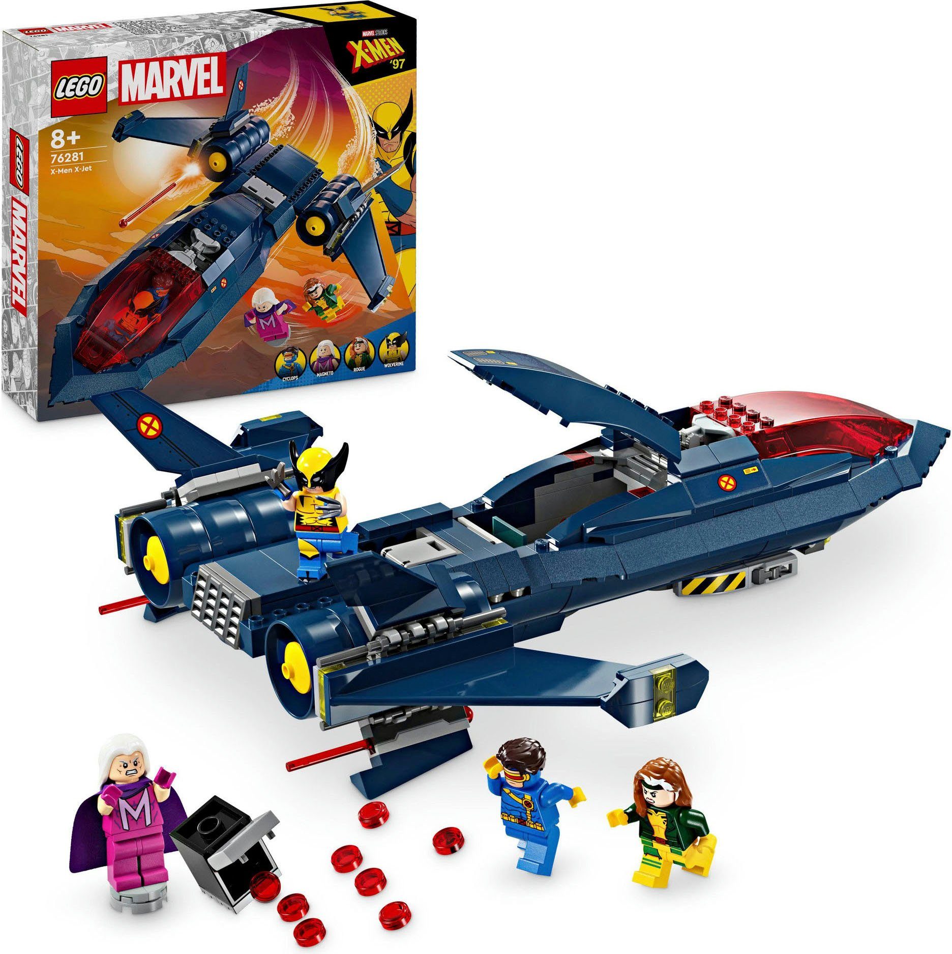 LEGO® X-Jet der X-Men (76281), LEGO Super Heroes Konstruktionsspielsteine, günstig online kaufen