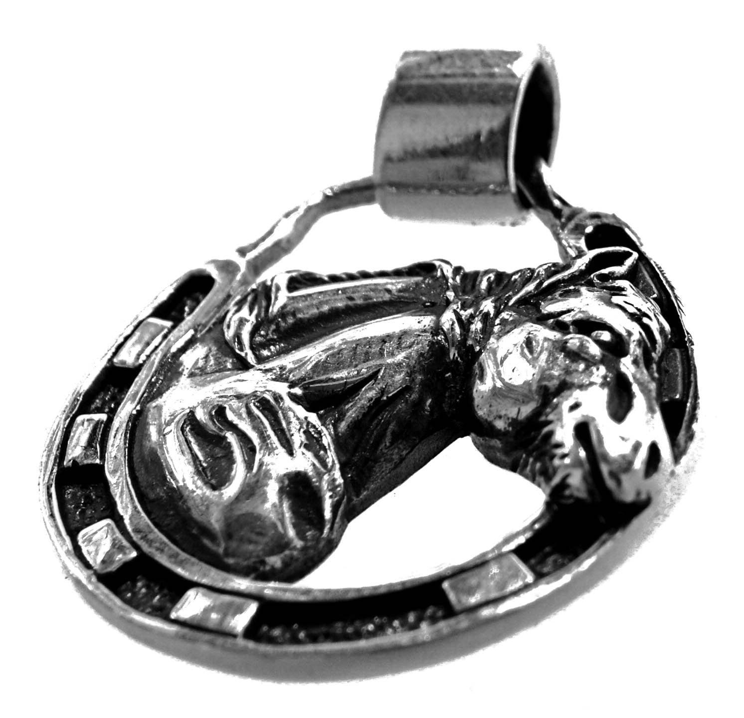 Kiss of Leather Kettenanhänger Nr. 925 412 Pferdanhänger Pferd Horse Anhänger Pferdeanhänger Silber Pferde
