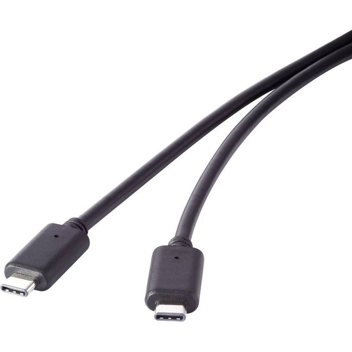 Renkforce Renkforce USB-Kabel USB 3.2 Gen1 (USB 3.0 / USB 3.1 Gen1) USB-C® Steck USB-Kabel (1.00 cm)