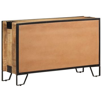 vidaXL Sideboard Sideboard 100×31×60 cm Raues Mango-Massivholz (1 St)