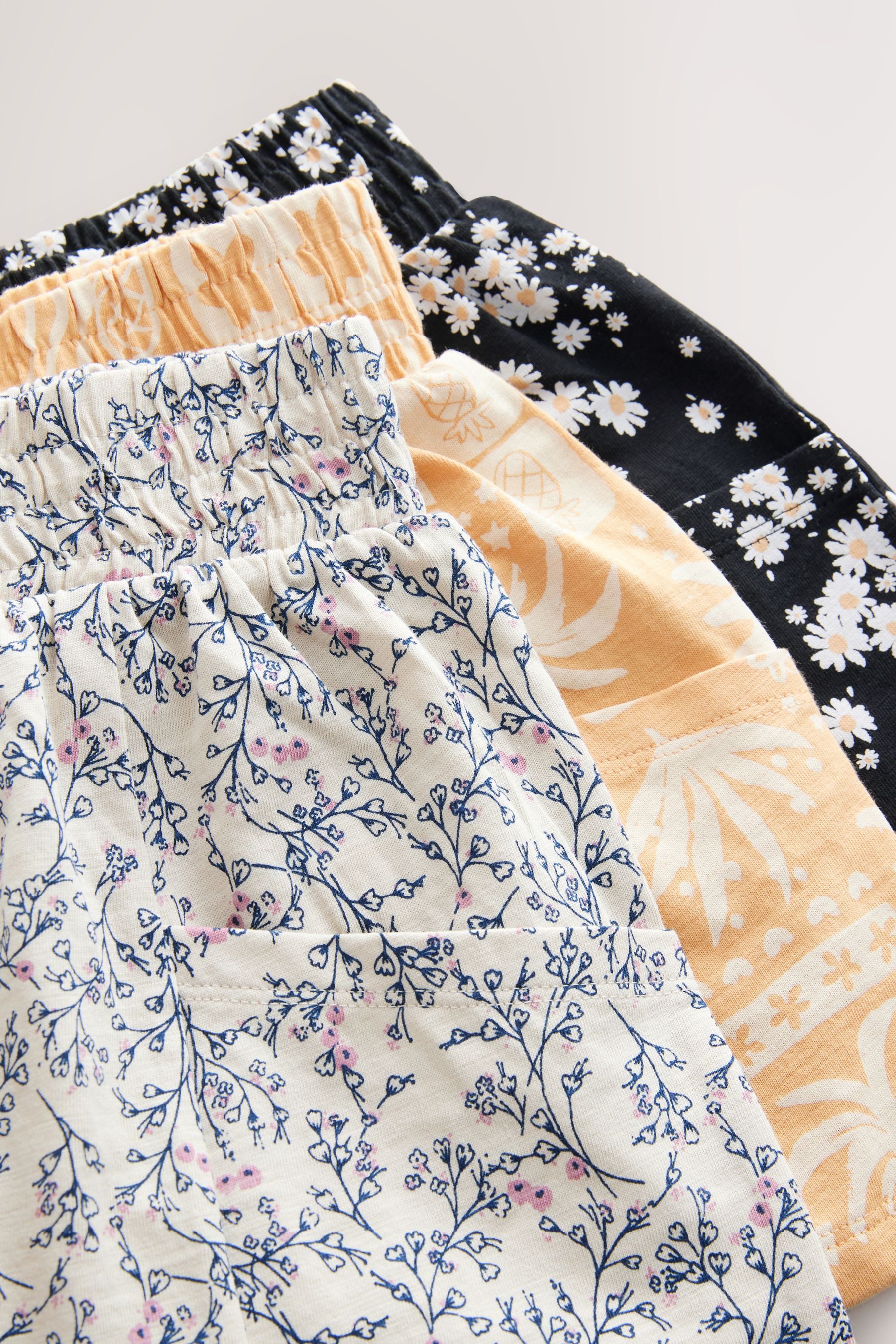 Next Shorts Shorts aus 100 % Baumwolle, 3er-Pack (5-tlg)