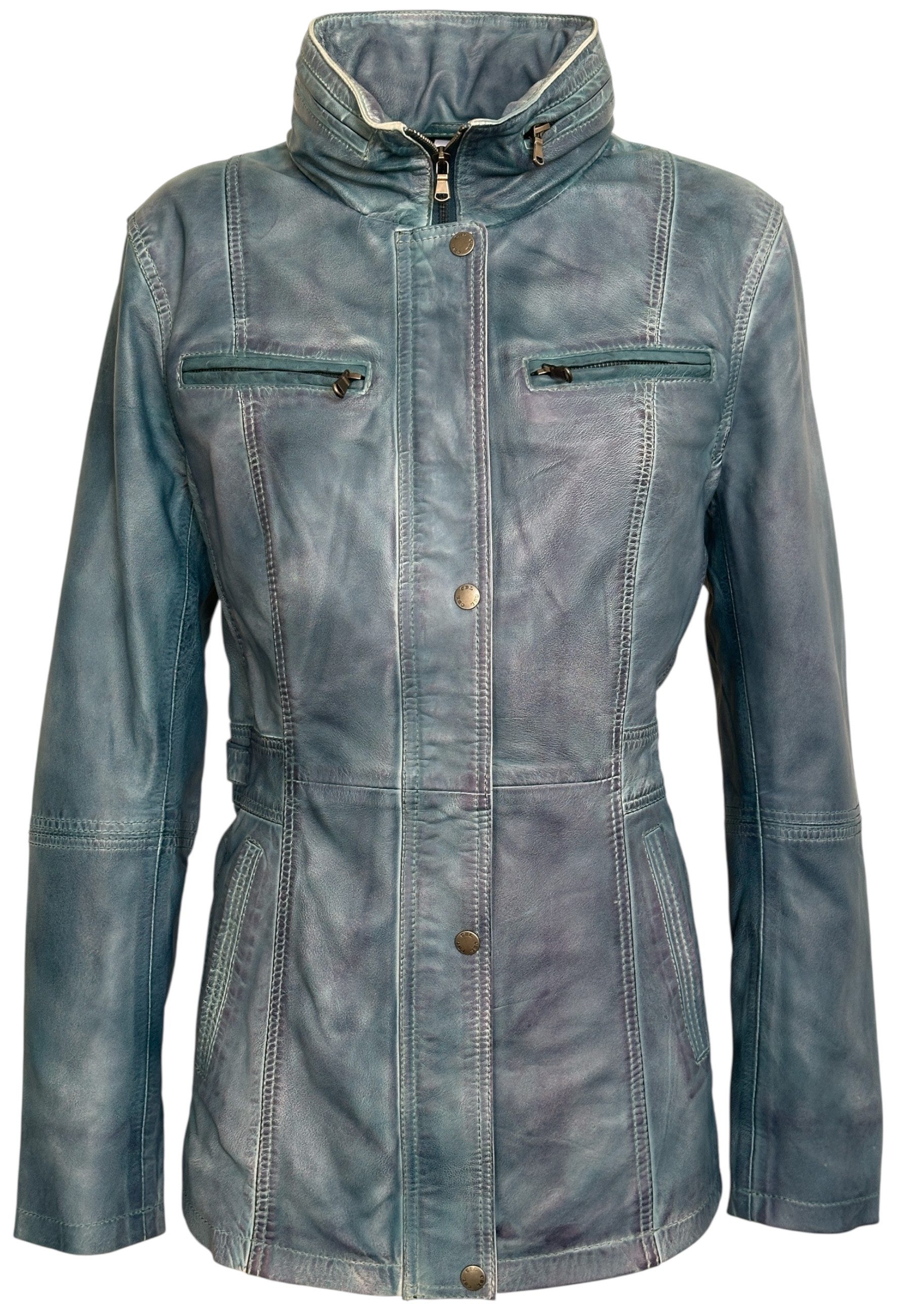 CBL Lederjacke MQ-45515 mit reißverschlusstaschen