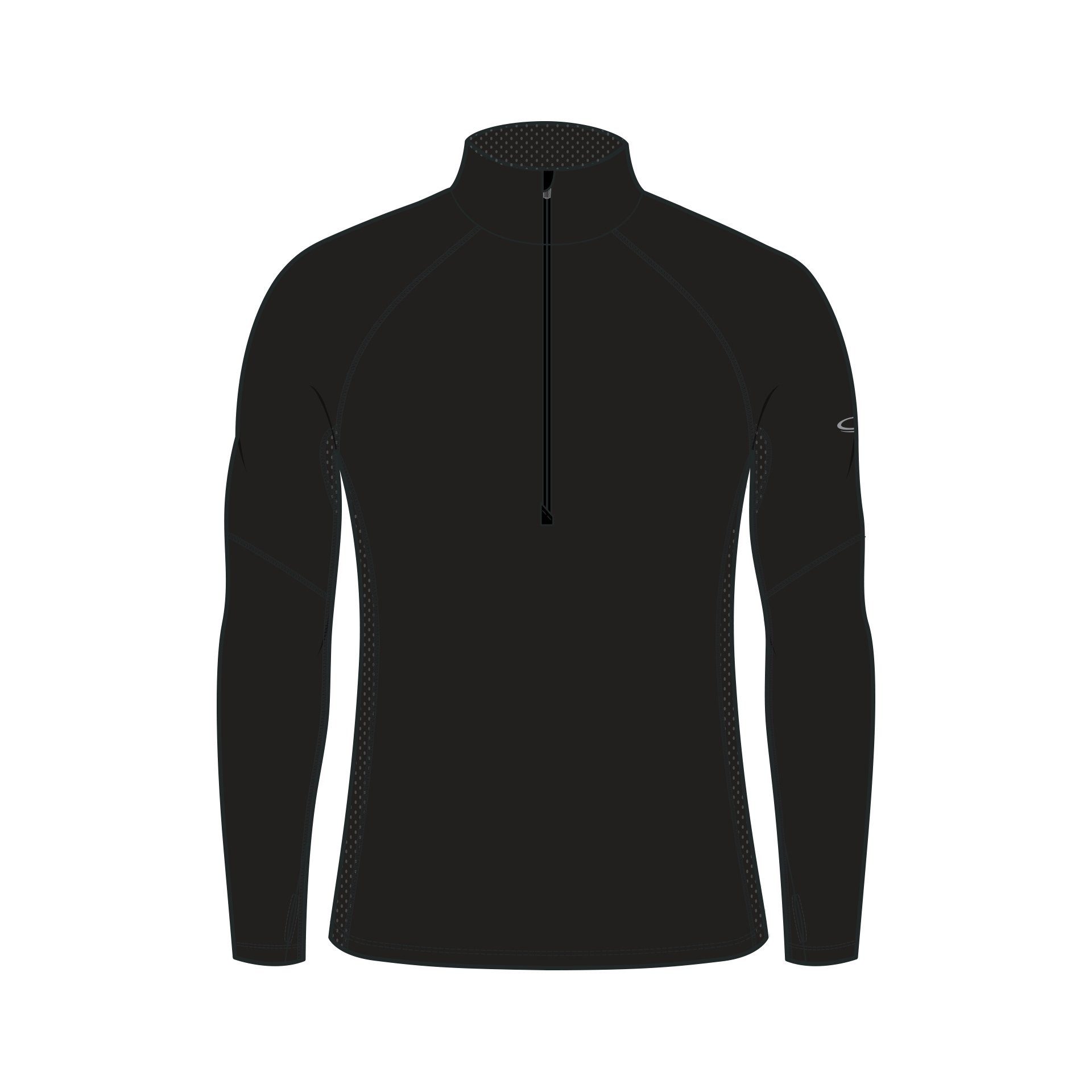 Icebreaker Langarmshirt Unterwäsche 200 Zone 1/2-Zip BodyfitZone enganliegend (Merinowolle)