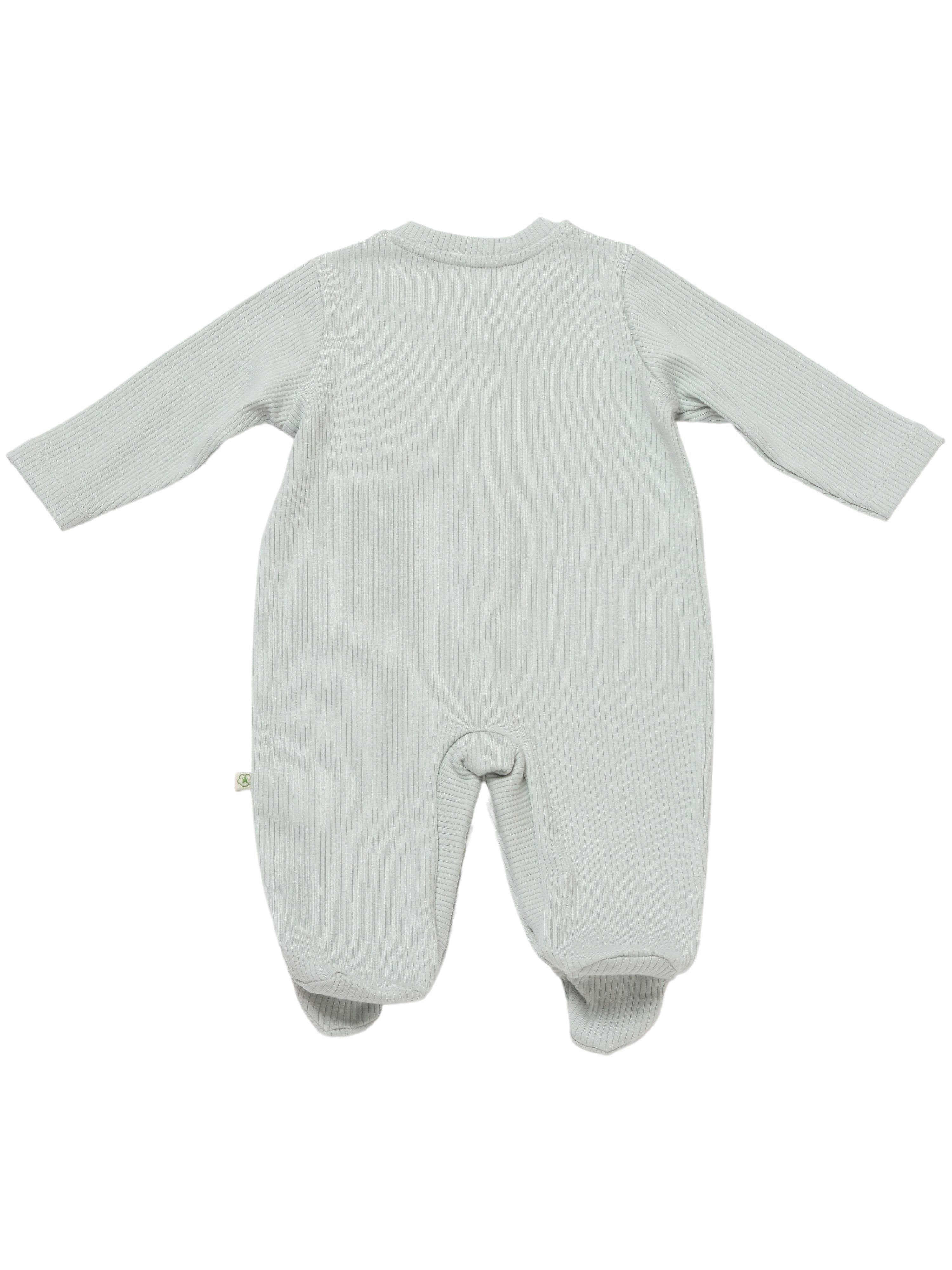 biorganic Strampler Baby Nature Relax Modal für Jungen und Mädchen Unisex Langarm (1-tlg) gerippte Textilstruktur (Ripp), Modal und Bio-Baumwolle, Größe 56 - 68
